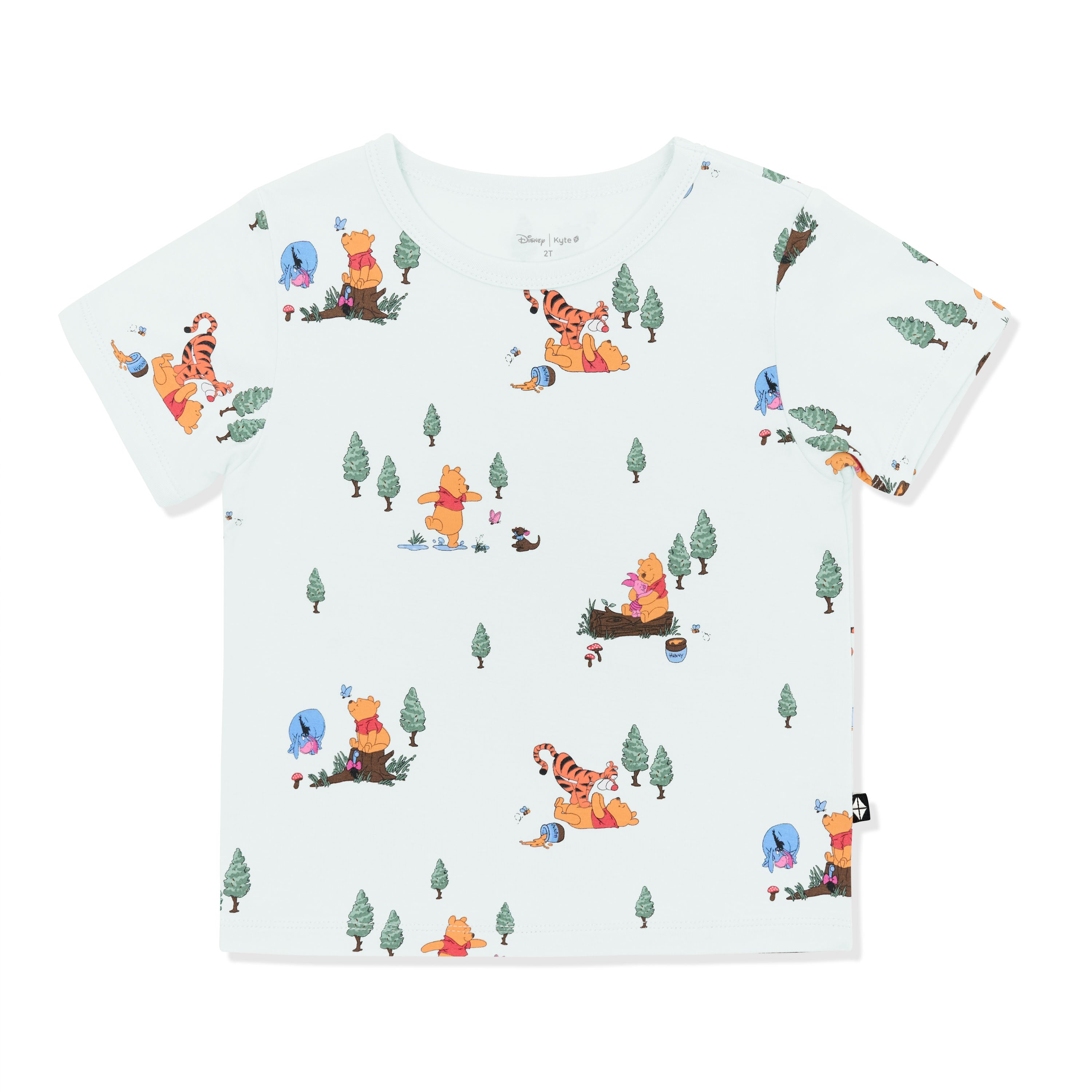 Product photo of the Toddler Basic Tee in Winnie the Pooh Hundred Acre Wood