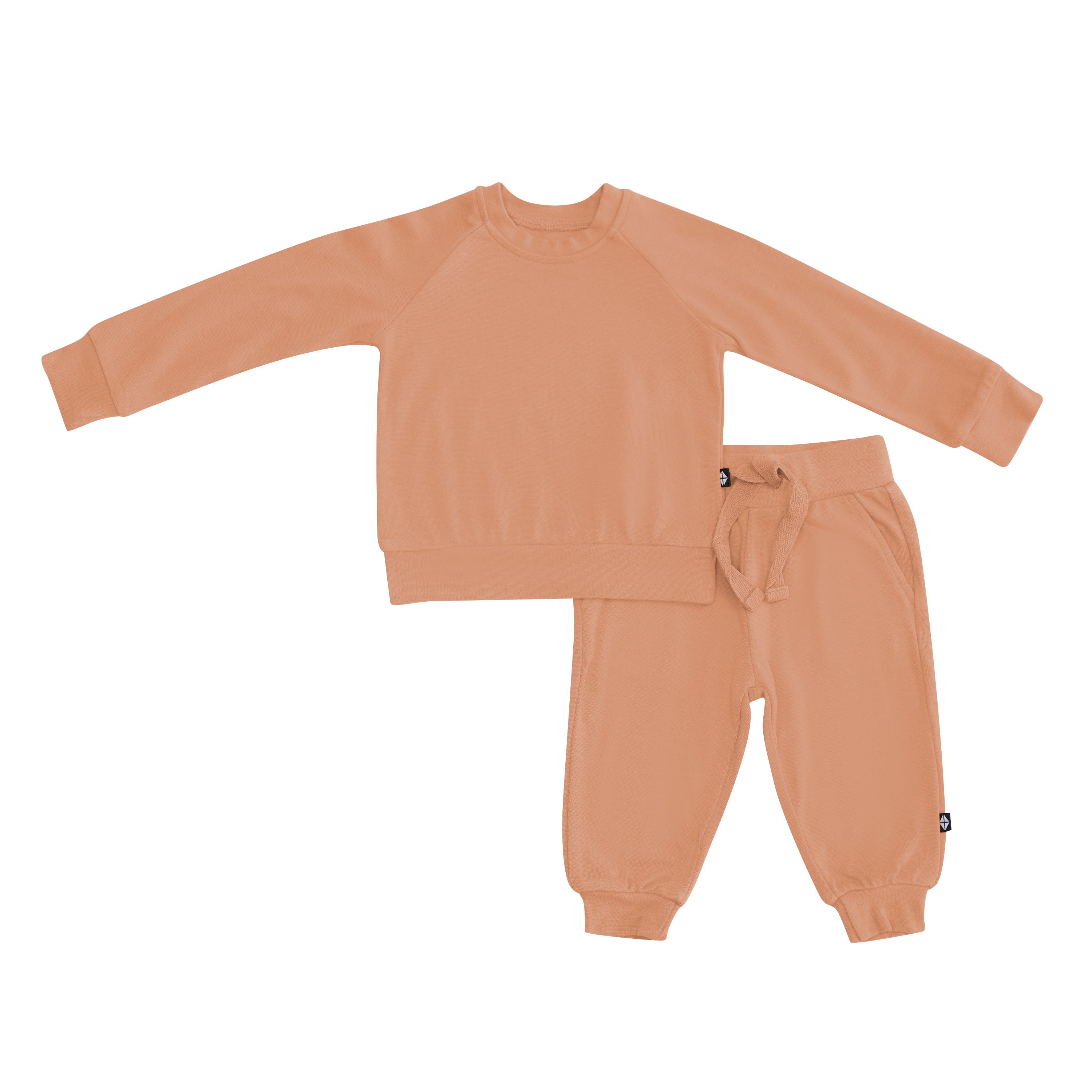 Bamboo Jersey Jogger Set in Apricot