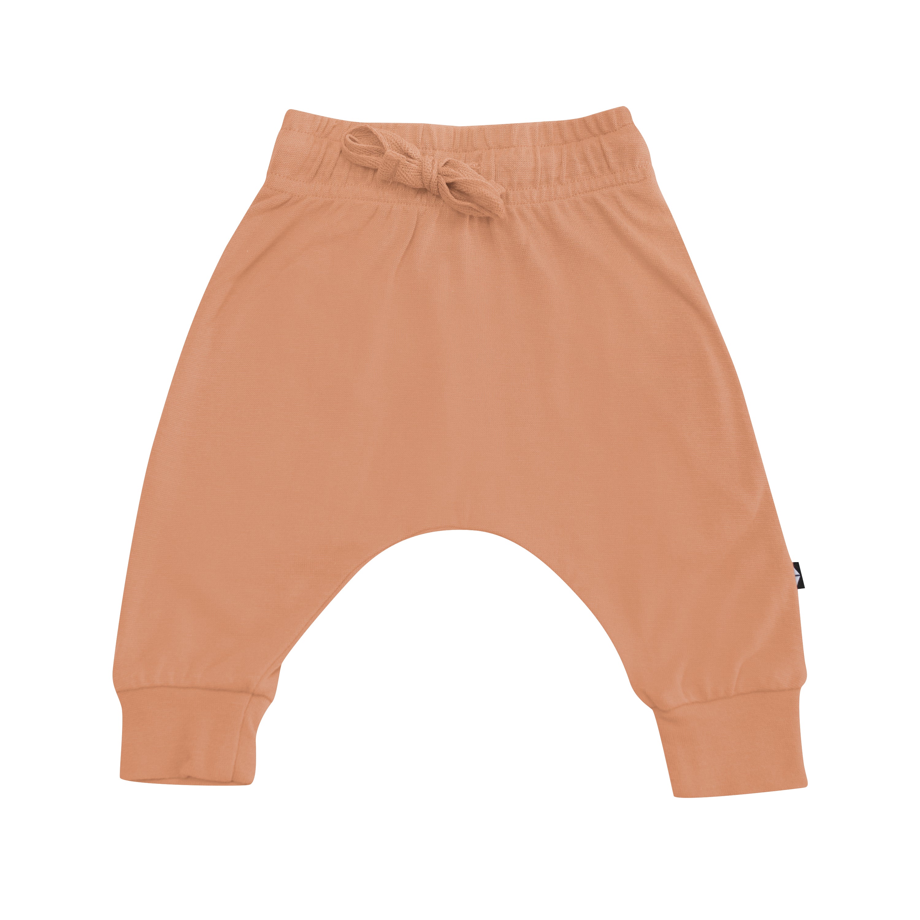 Bamboo Jersey Harem Pants in Apricot