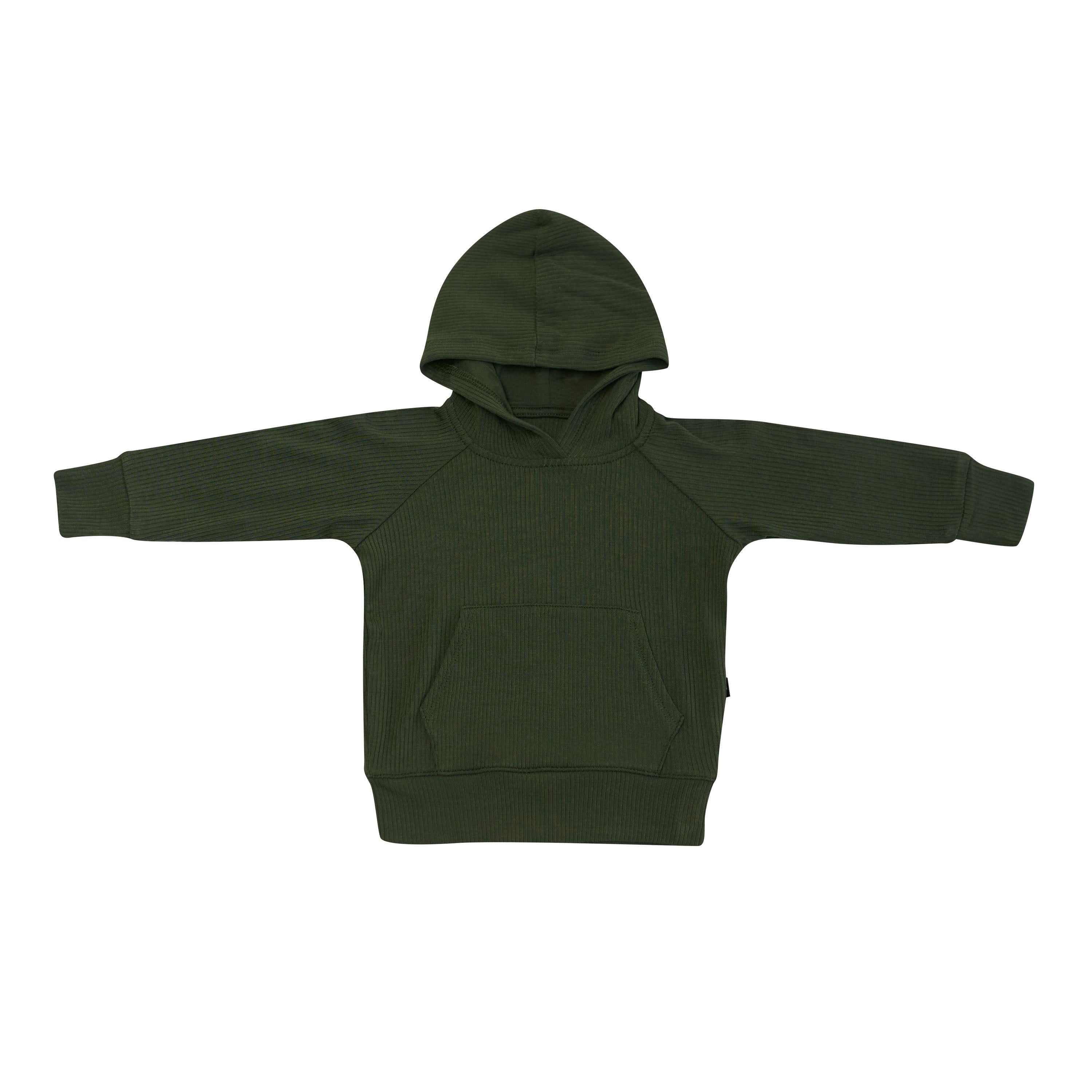 Product photo of the Ribbed Hoodie in Fir