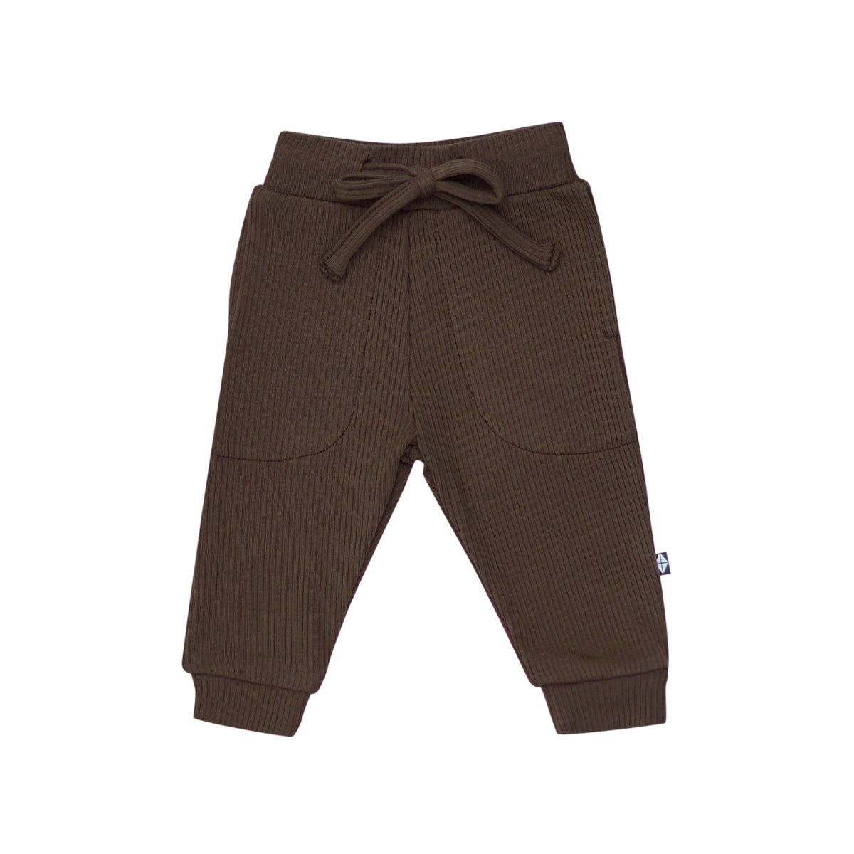 Ribbed Jogger Pant in Espresso