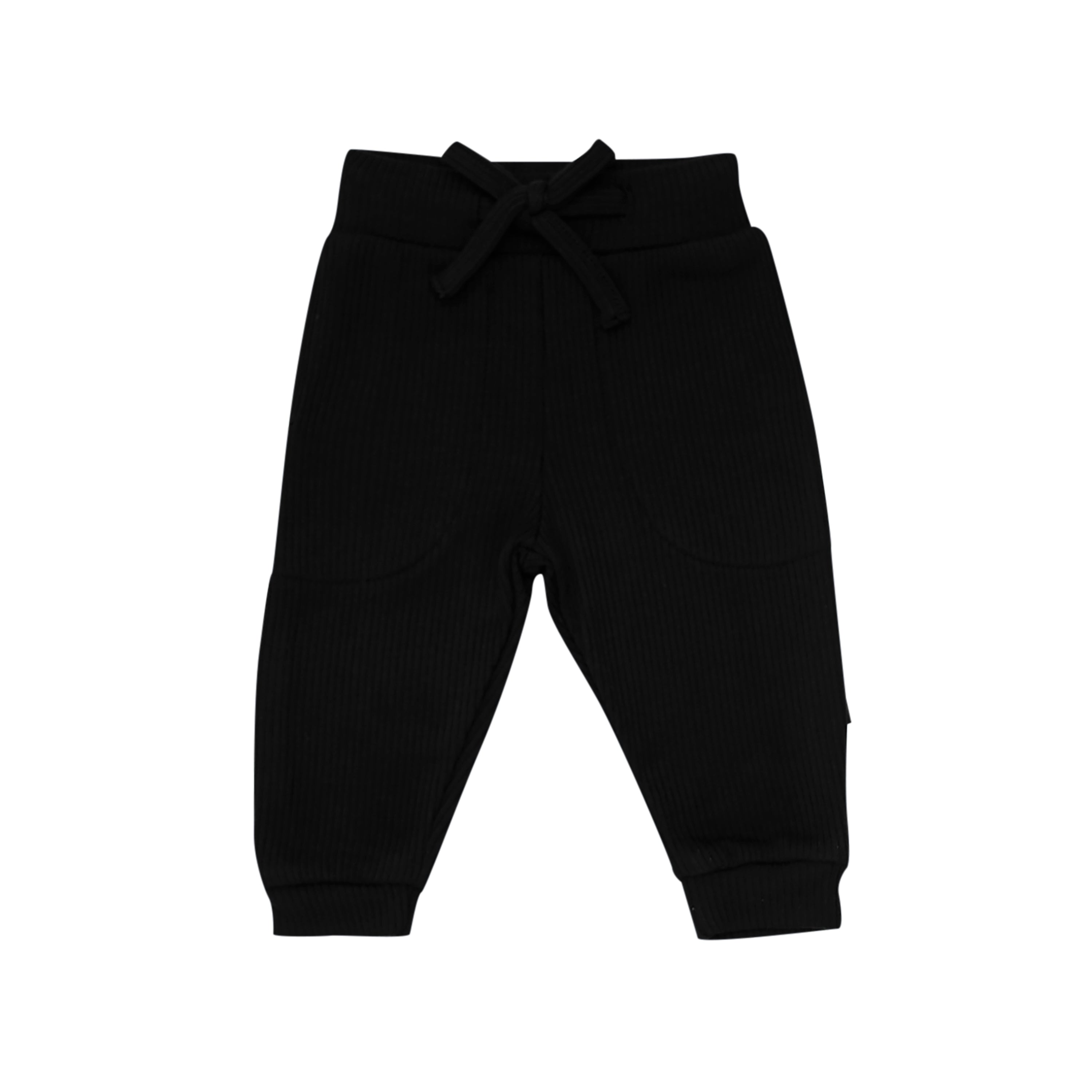 Ribbed Jogger Pant in Midnight
