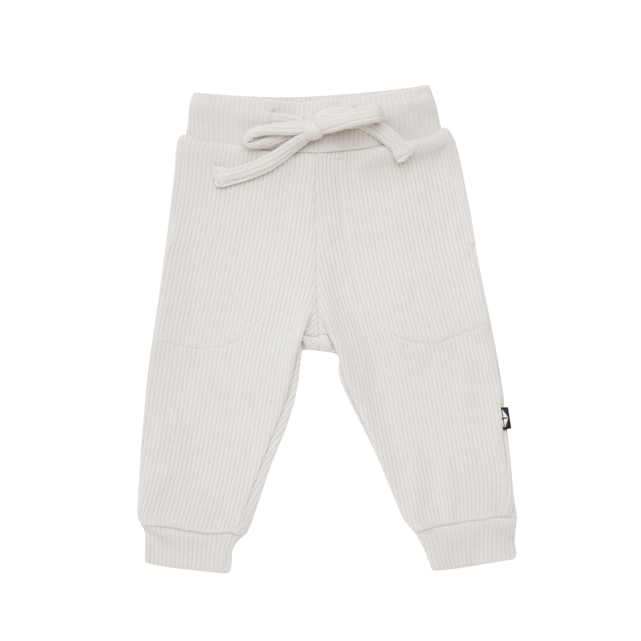 Ribbed Jogger Pant in Oat