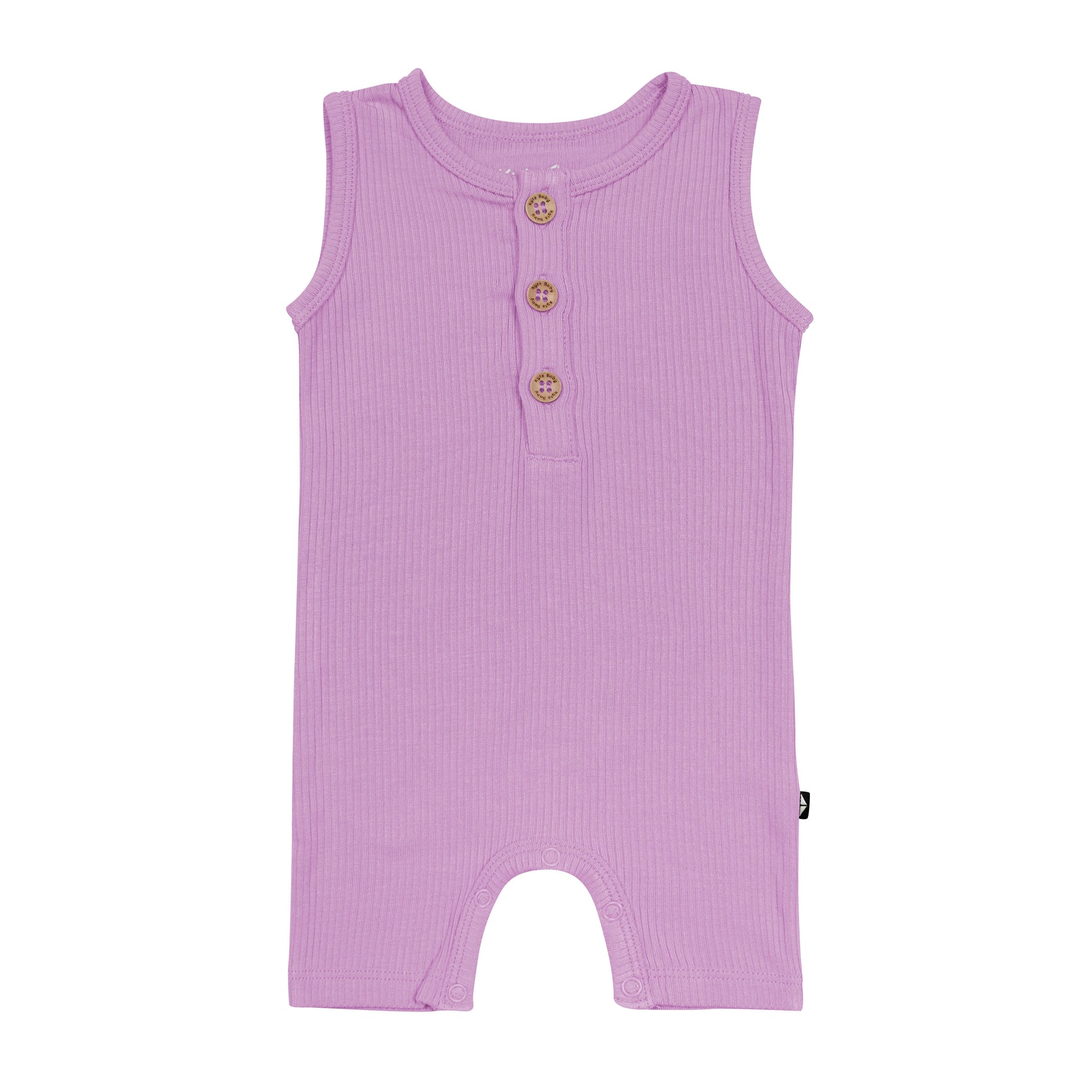 Ribbed Sleeveless Shortall in Poi