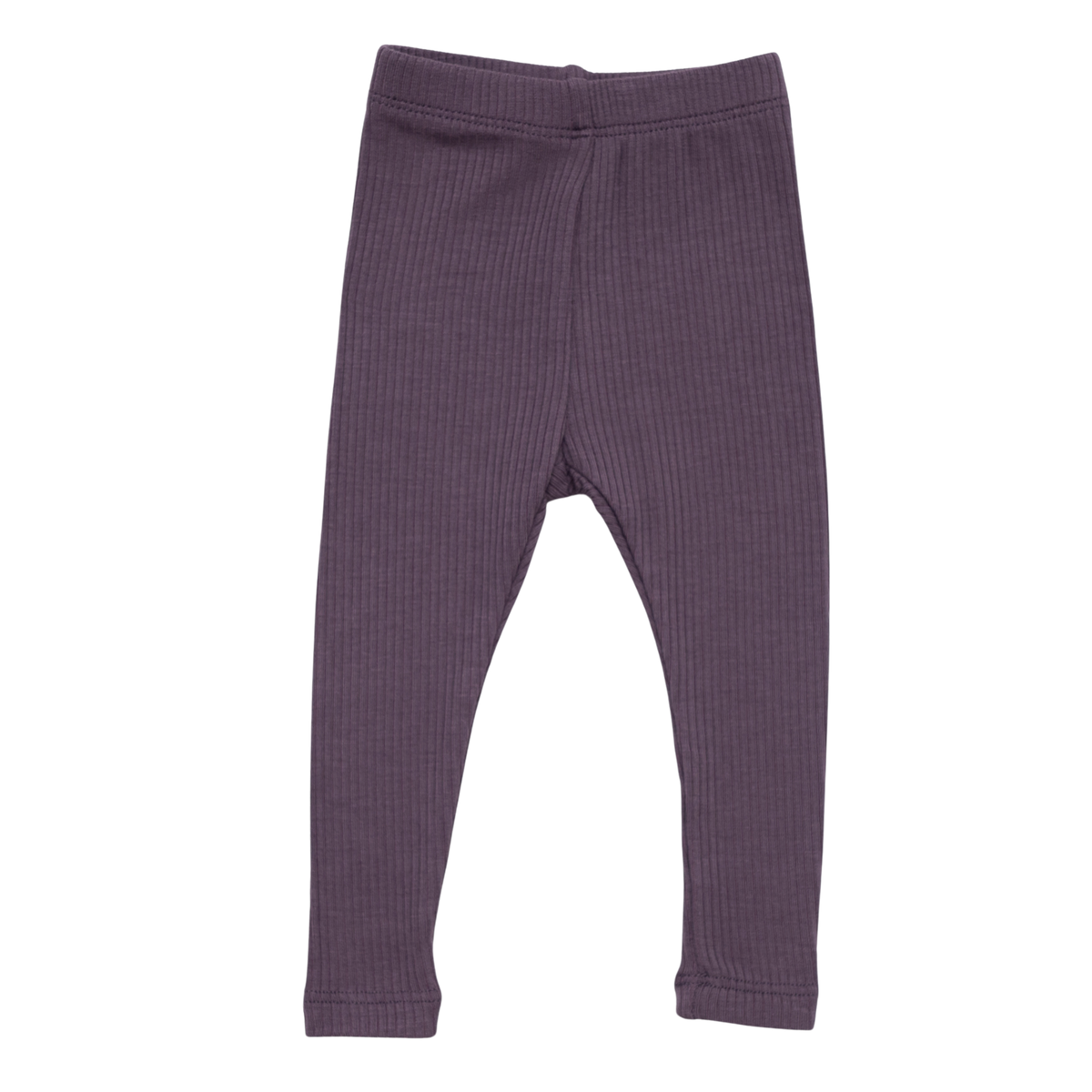 Ribbed Leggings in Currant