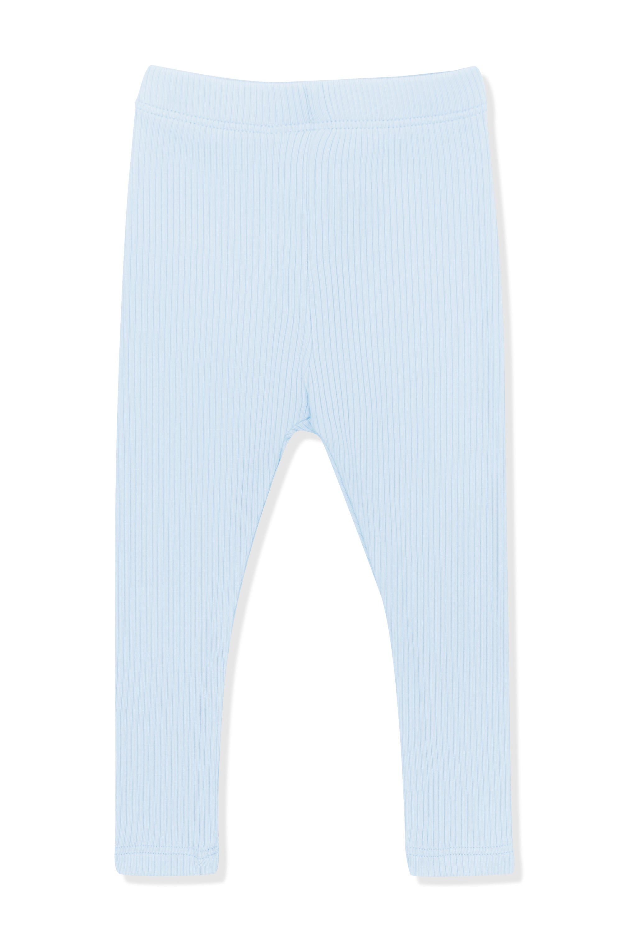 Product photo of the Ribbed Leggings in Breeze on a white background