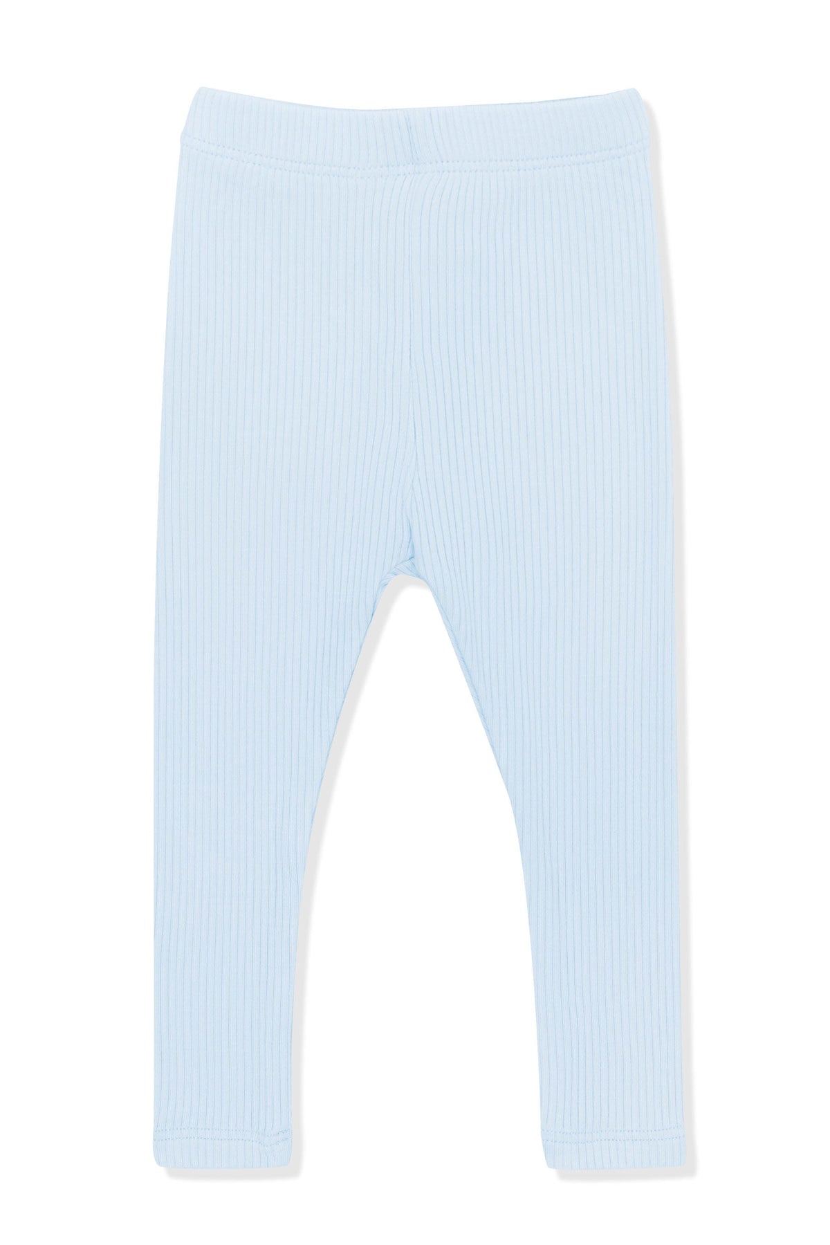 Product photo of the Ribbed Leggings in Breeze on a white background