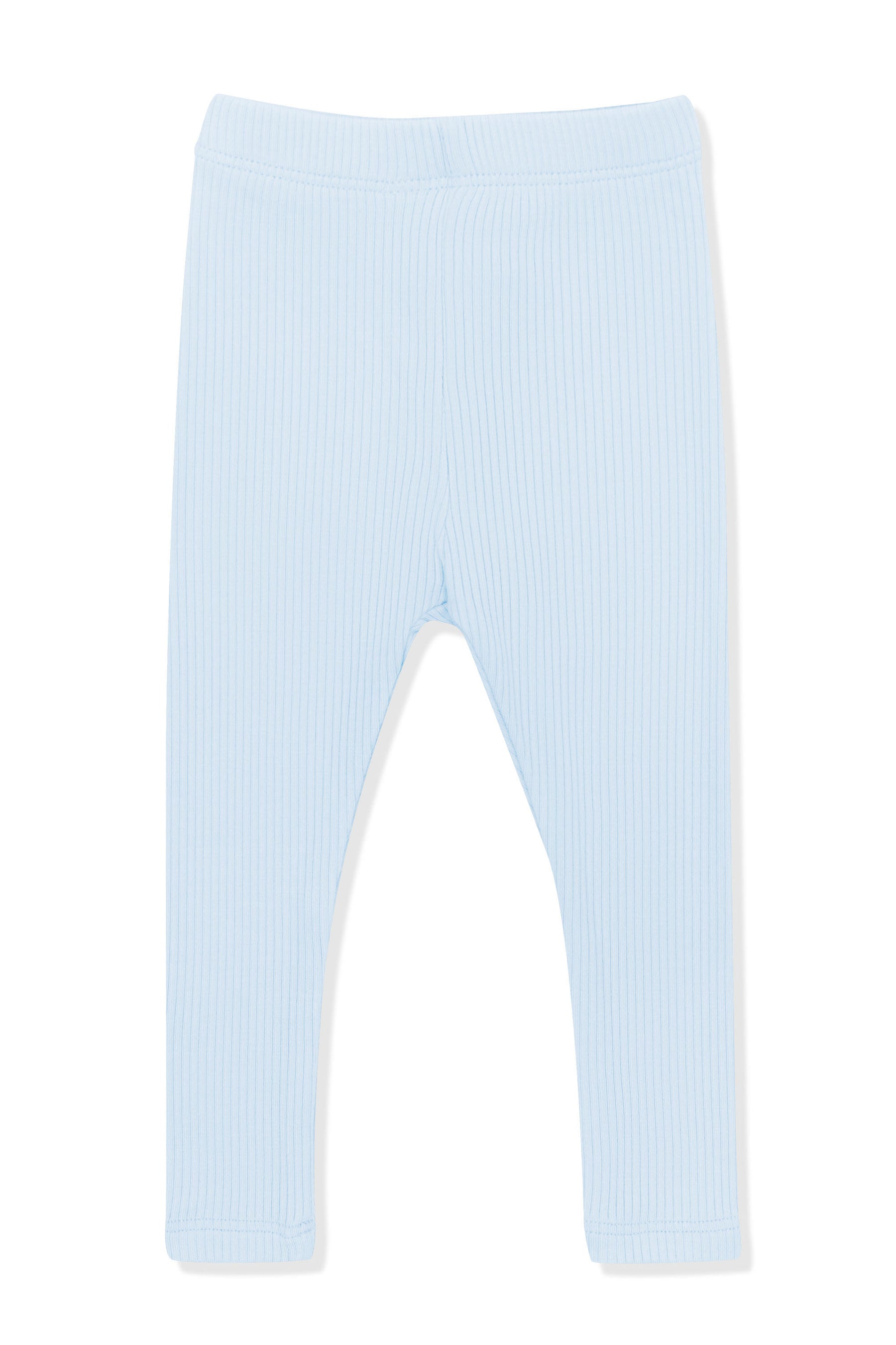 Product photo of the Ribbed Leggings in Breeze on a white background