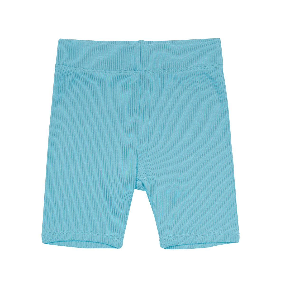 Ribbed Toddler Biker Shorts in Makai