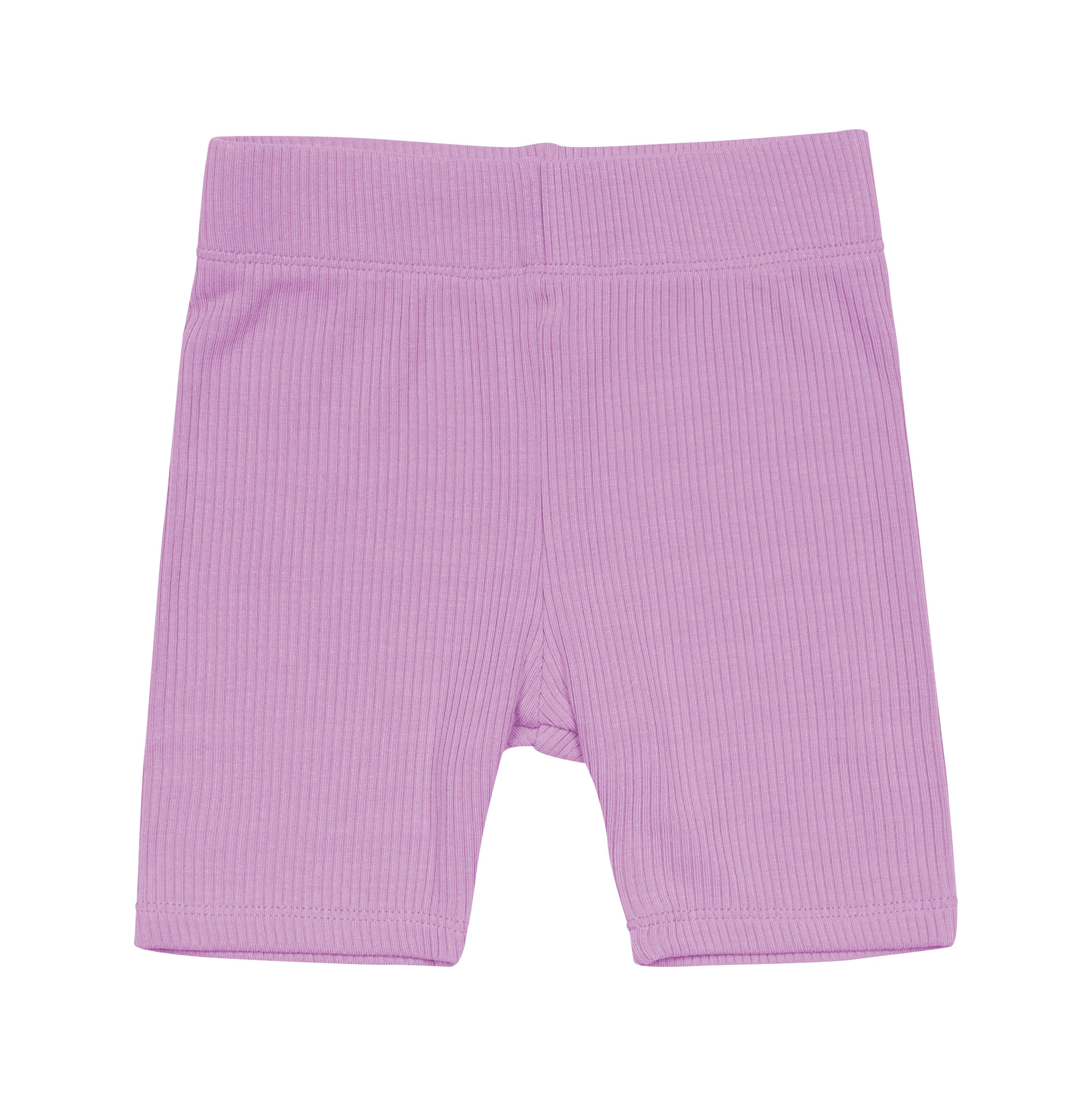 Ribbed Toddler Biker Shorts in Poi Purple