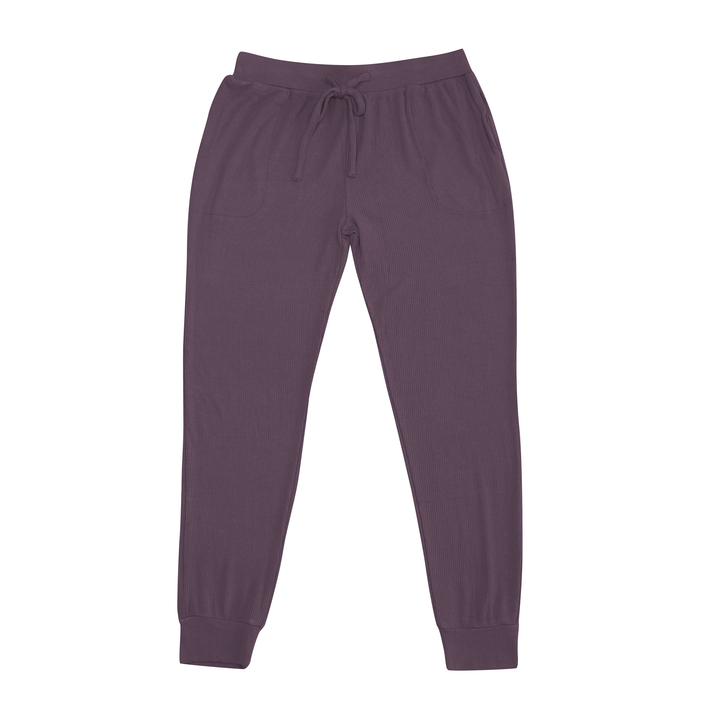 Women's Ribbed Jogger Pant in Currant