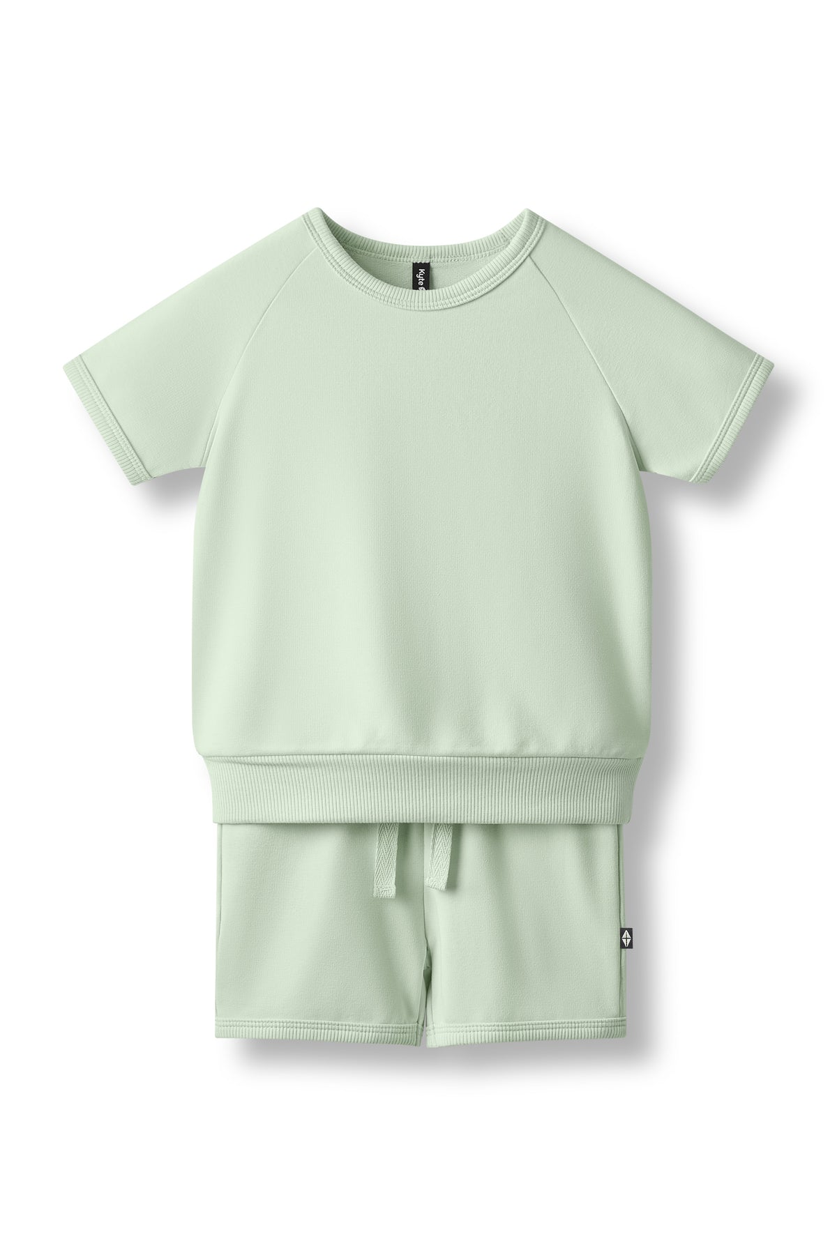 Product photo of the Short Sleeve Jogger Set in Basil