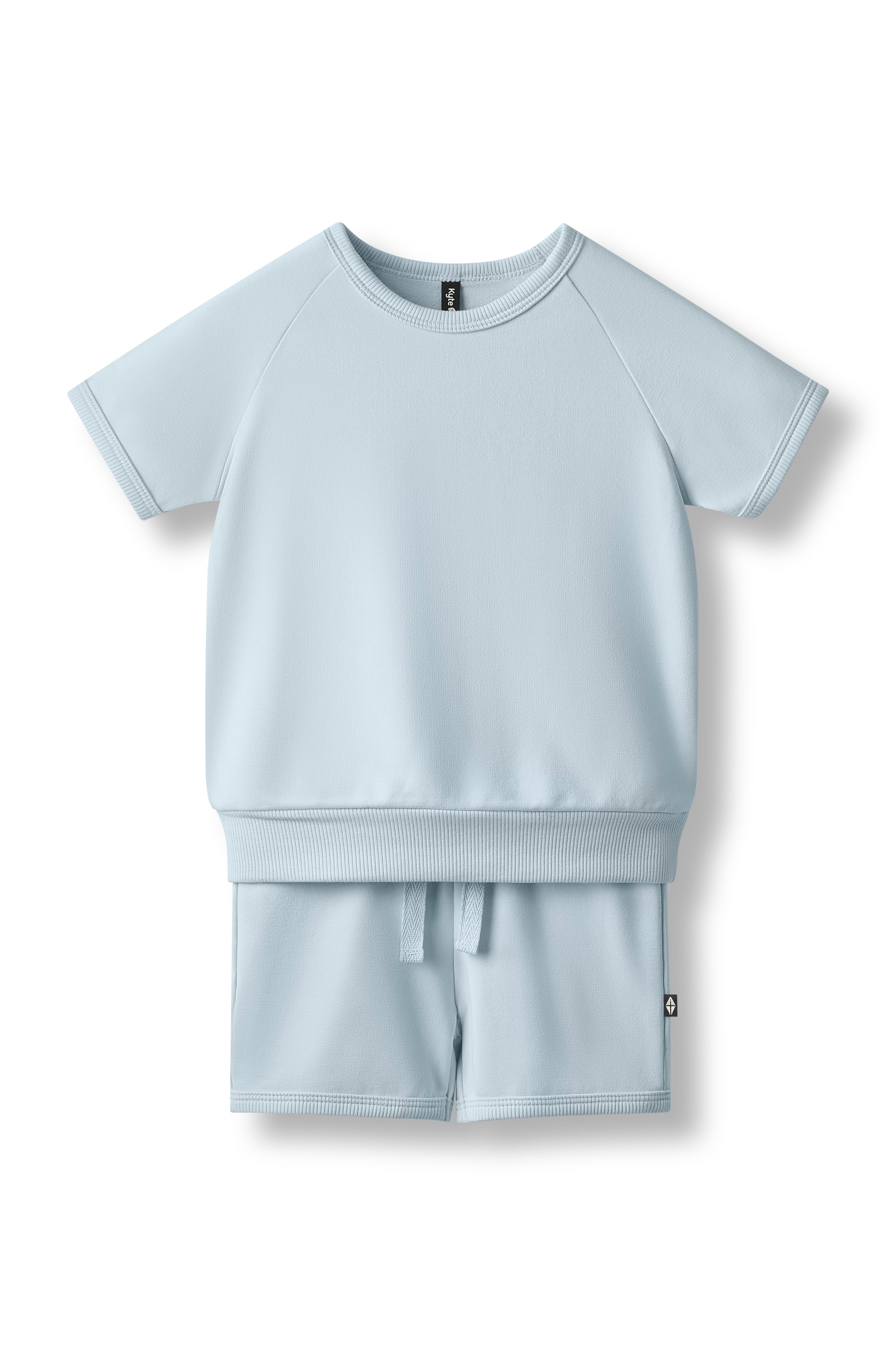 Product photo of the Short Sleeve Jogger Set in Fog