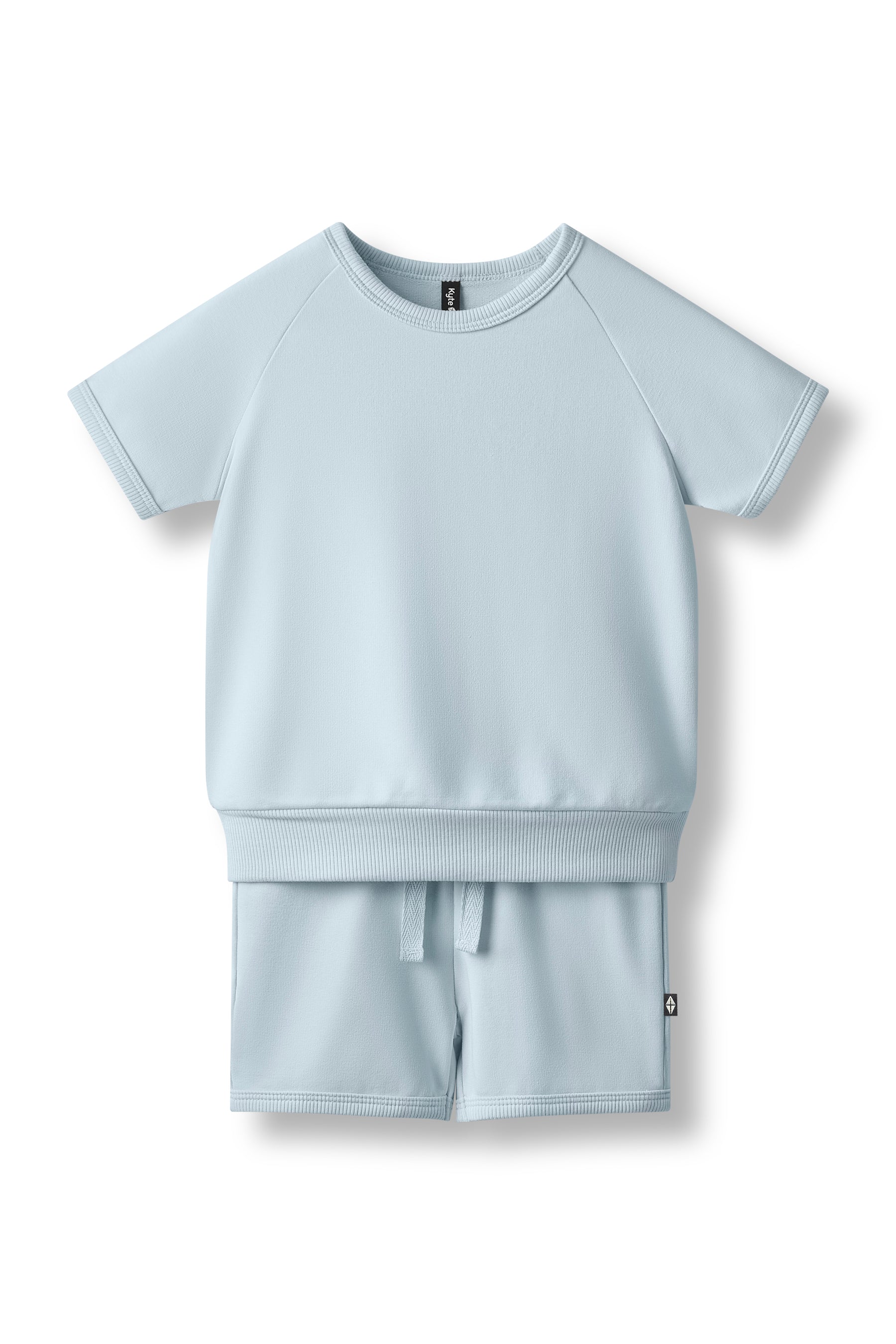 Product photo of the Short Sleeve Jogger Set in Fog