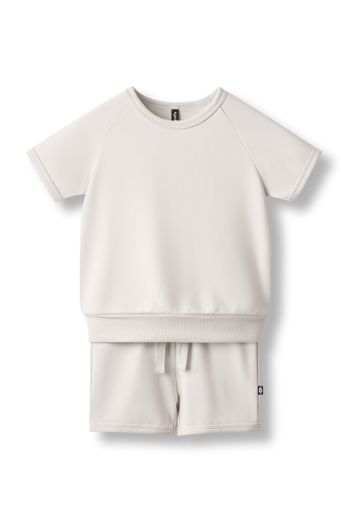 Product photo of the Short Sleeve Jogger Set in Oat
