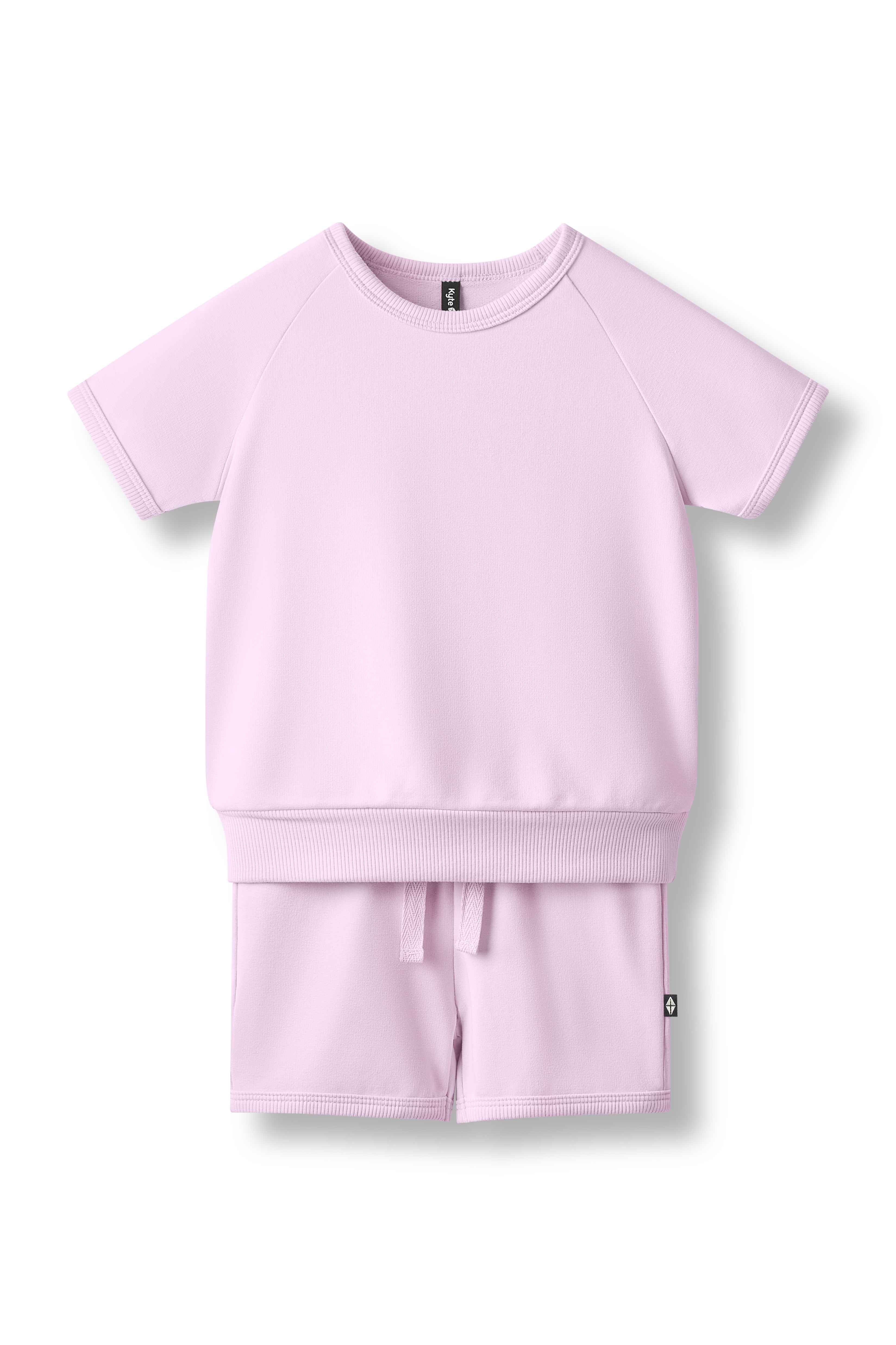 Product photo of the Short Sleeve Jogger Set in Thistle