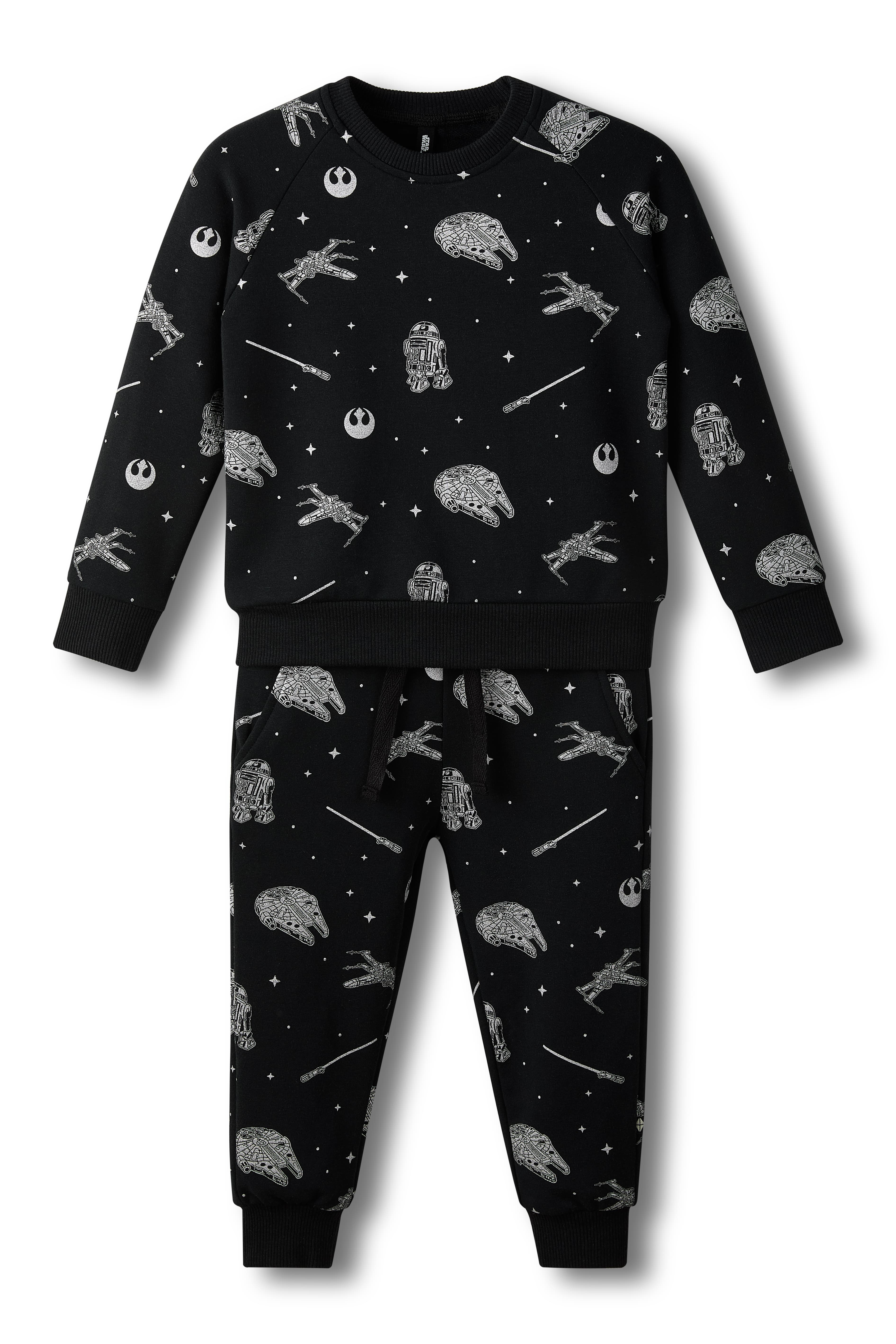 Product photo of the Long Sleeve Jogger Set in STAR WARS™ shown on a white background
