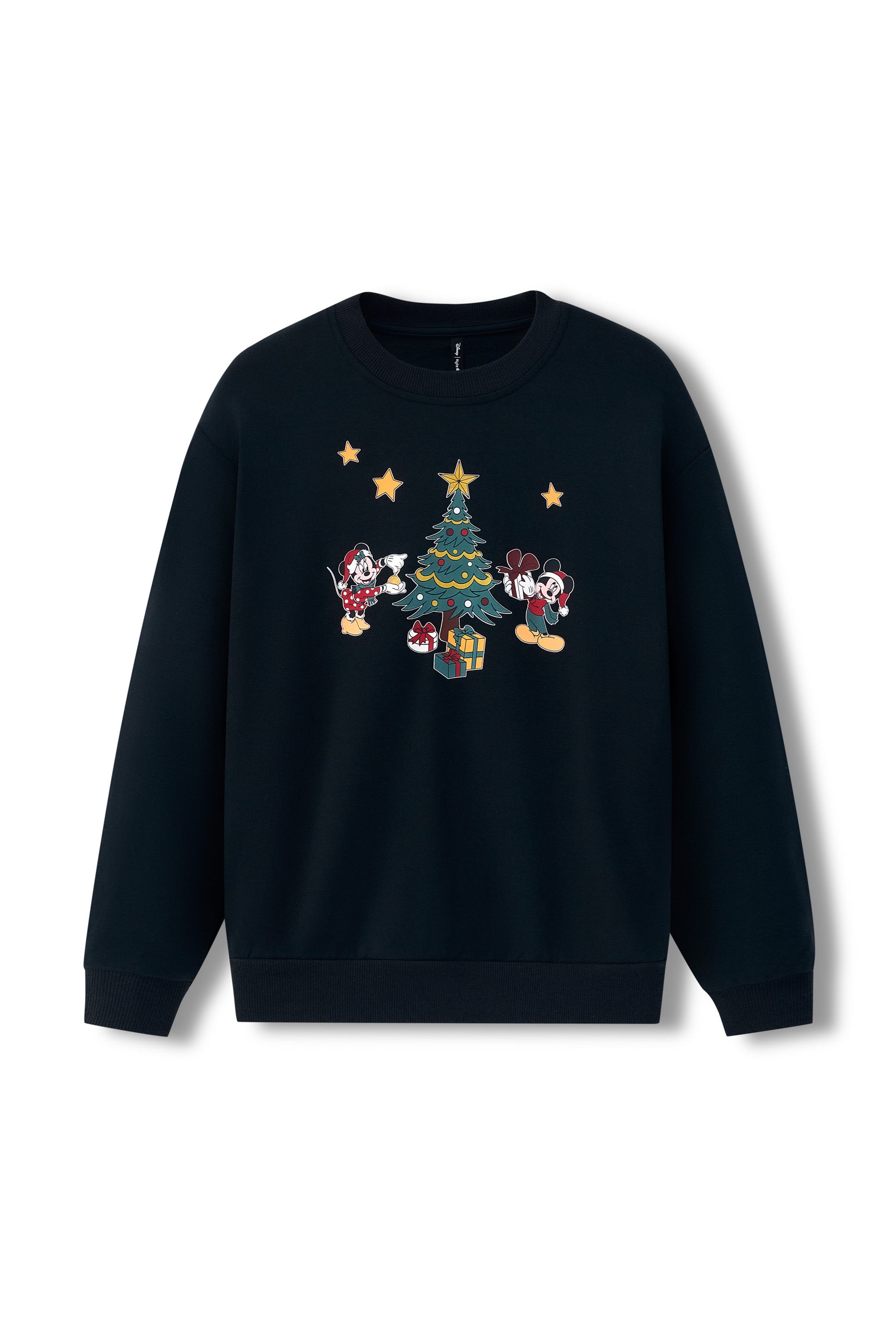 Women's Sweatshirt in Mickey & Friends Christmas on Ice color on a white background