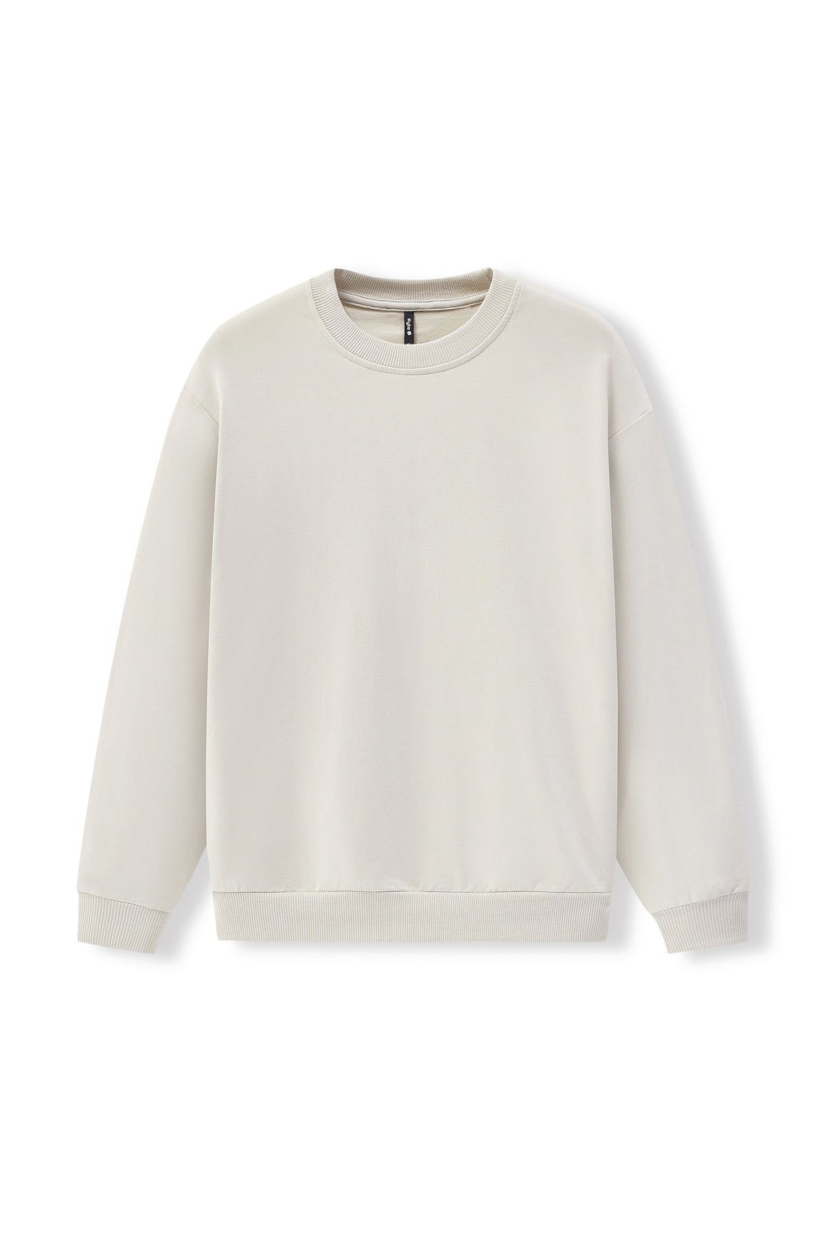 Women's Sweatshirt in Oat color on a white background