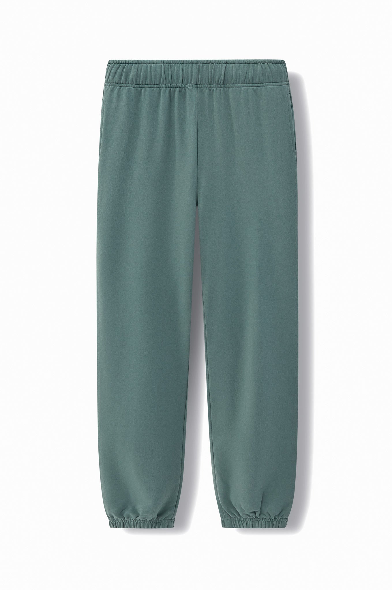 Women's Jogger Pant in Pine color on a white background