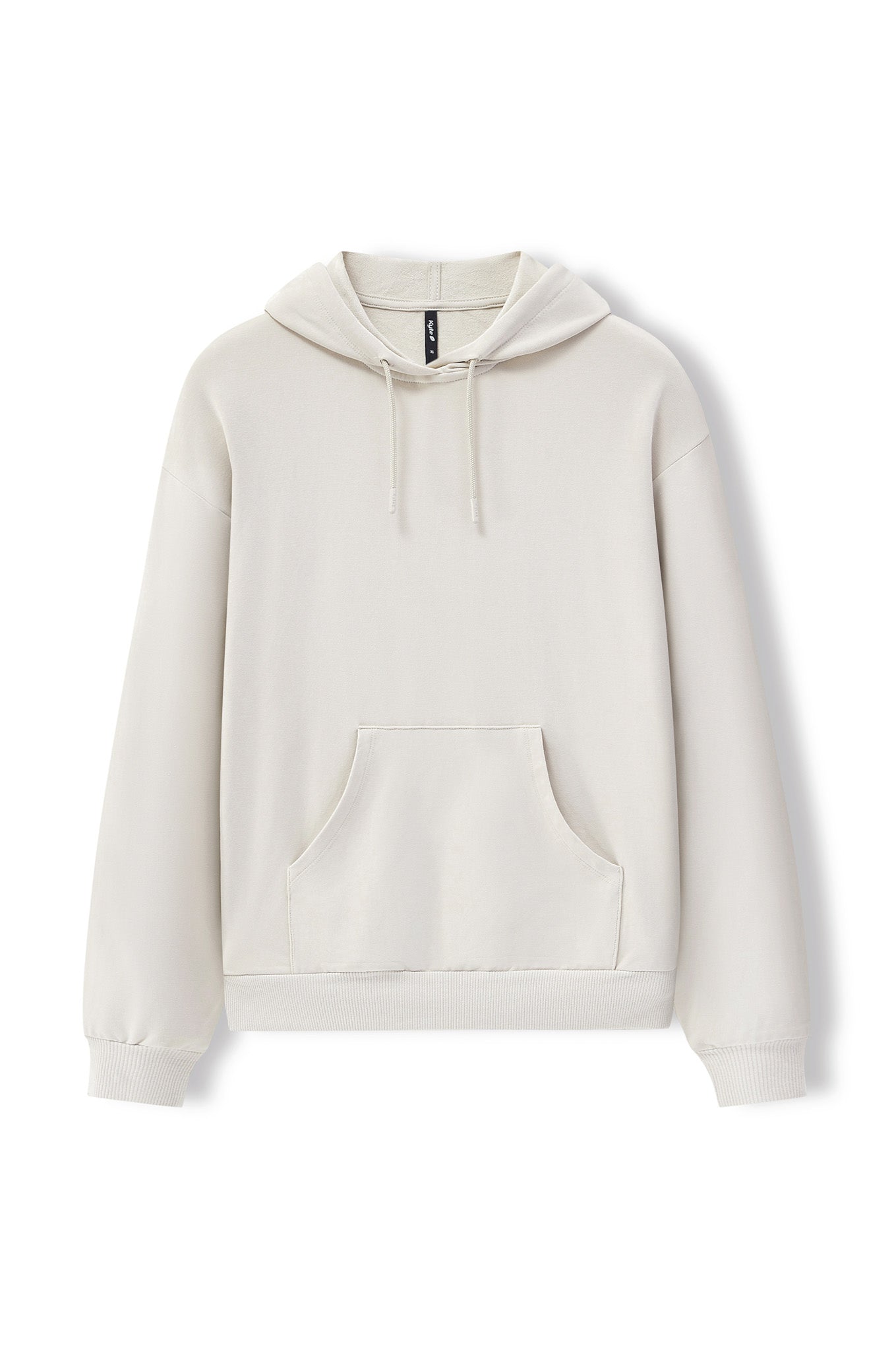 Women's Hoodie in Oat color on a white background