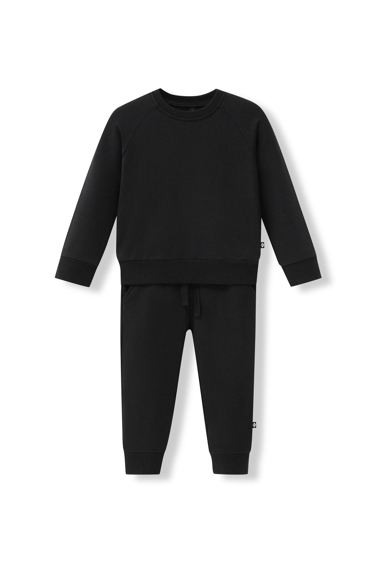 Long Sleeve Jogger Set in Midnight color on a white background