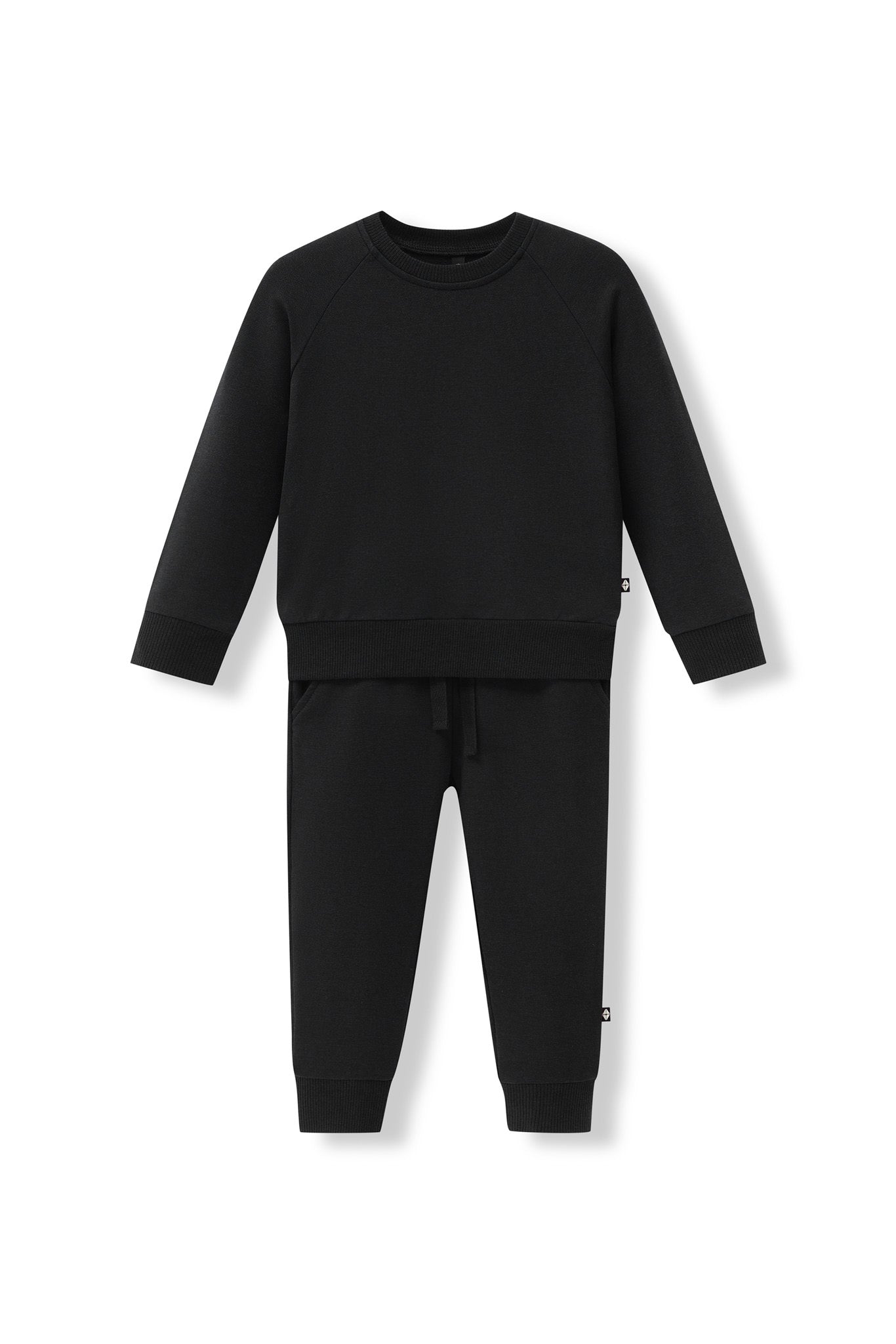 Long Sleeve Jogger Set in Midnight color on a white background