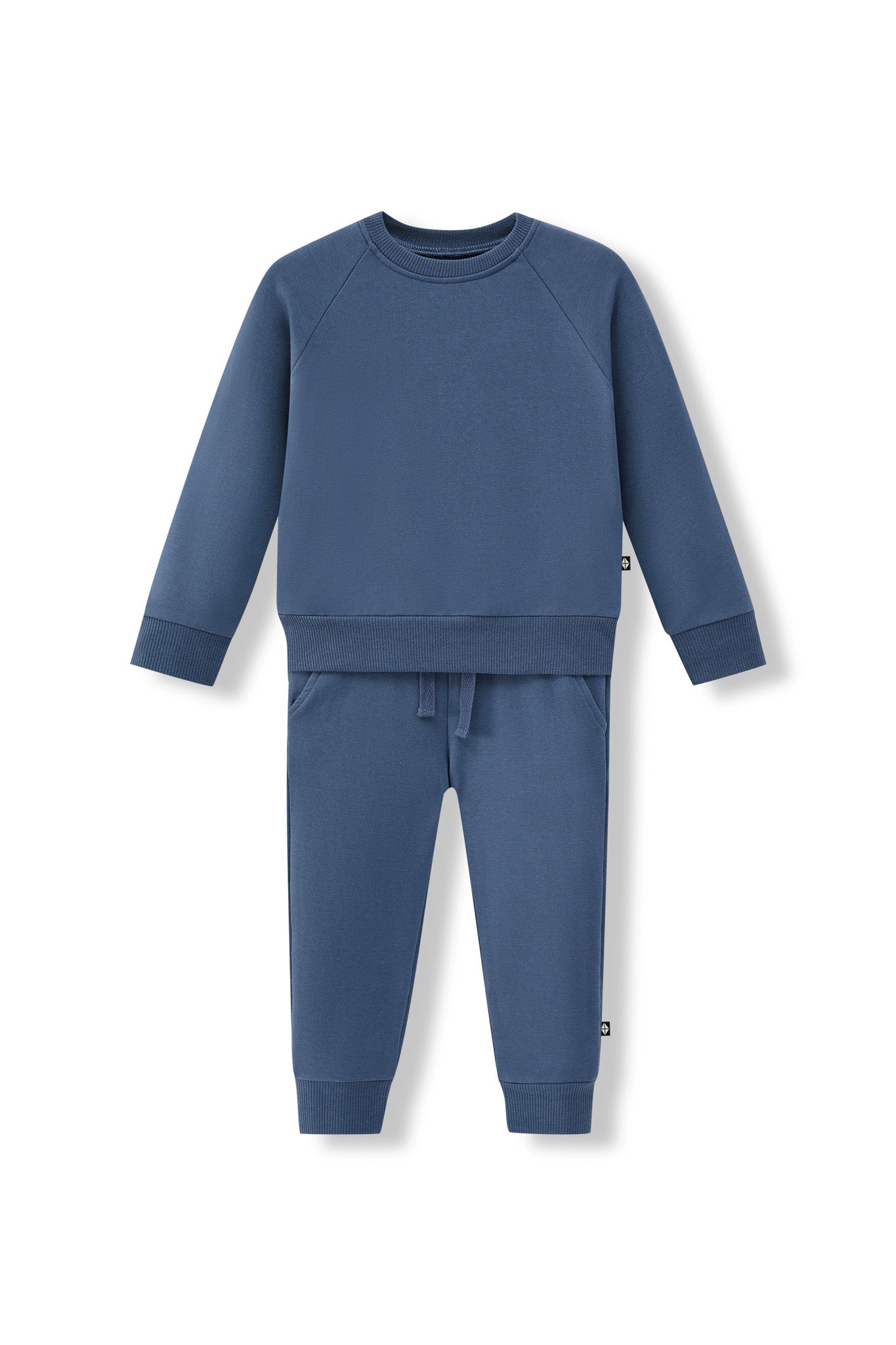 Long Sleeve Jogger Set in Oxford color on a white background