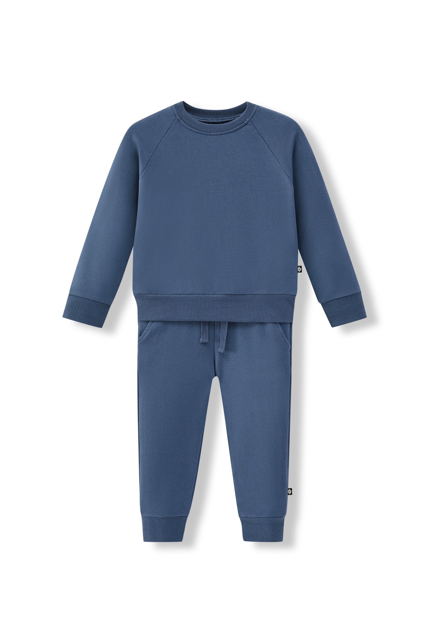Long Sleeve Jogger Set in Oxford color on a white background
