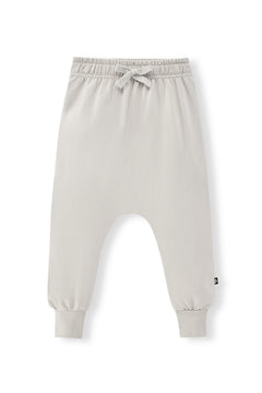 Harem Pants in Oat color on a white background