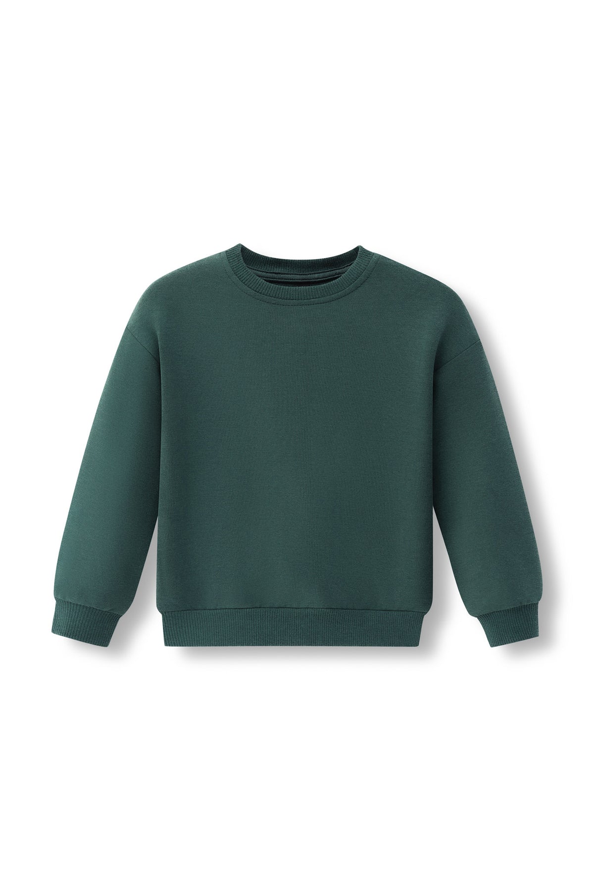 Sweatshirt in Cypress color on a white background