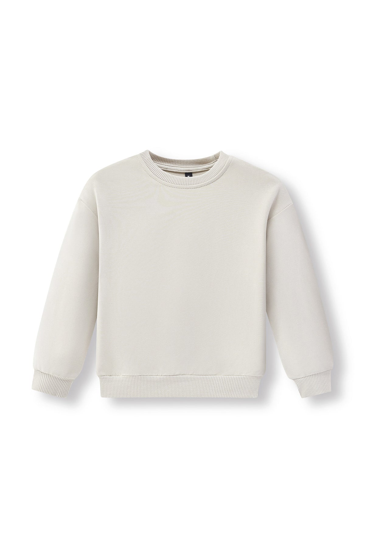 Sweatshirt in Oat color on a white background