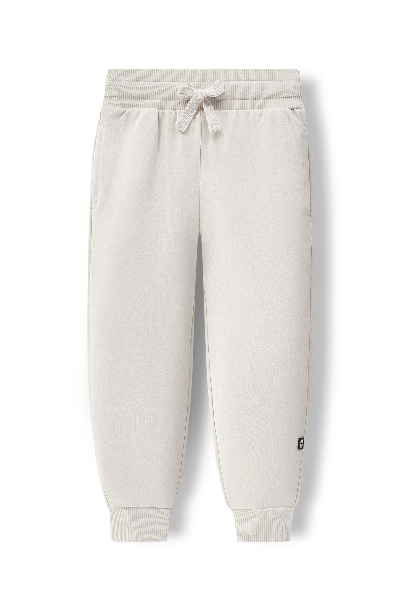 Jogger Pant in Oat color on a white background