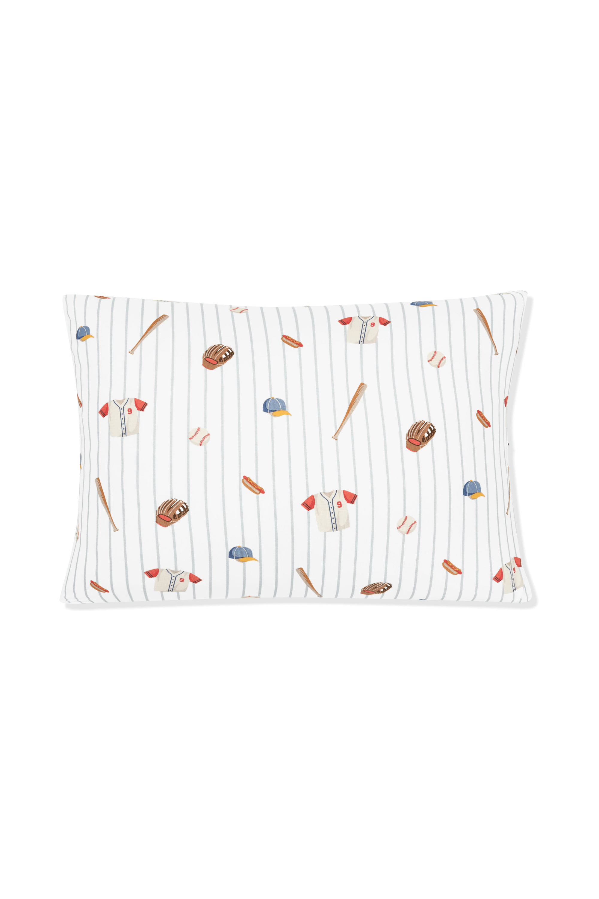 Front of the Toddler Pillowcase in Home Run 