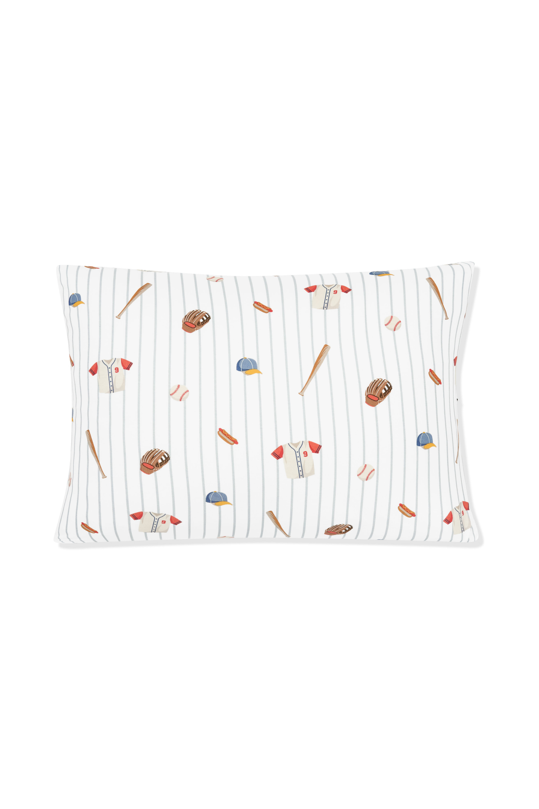 Front of the Toddler Pillowcase in Home Run 