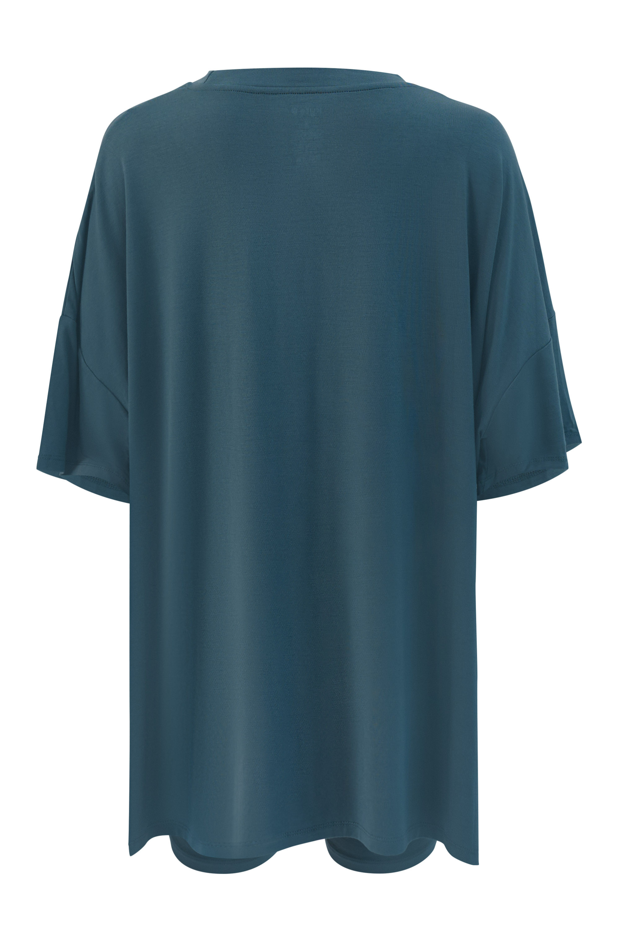 Back view of Women’s Biker Short Set in Atlantic