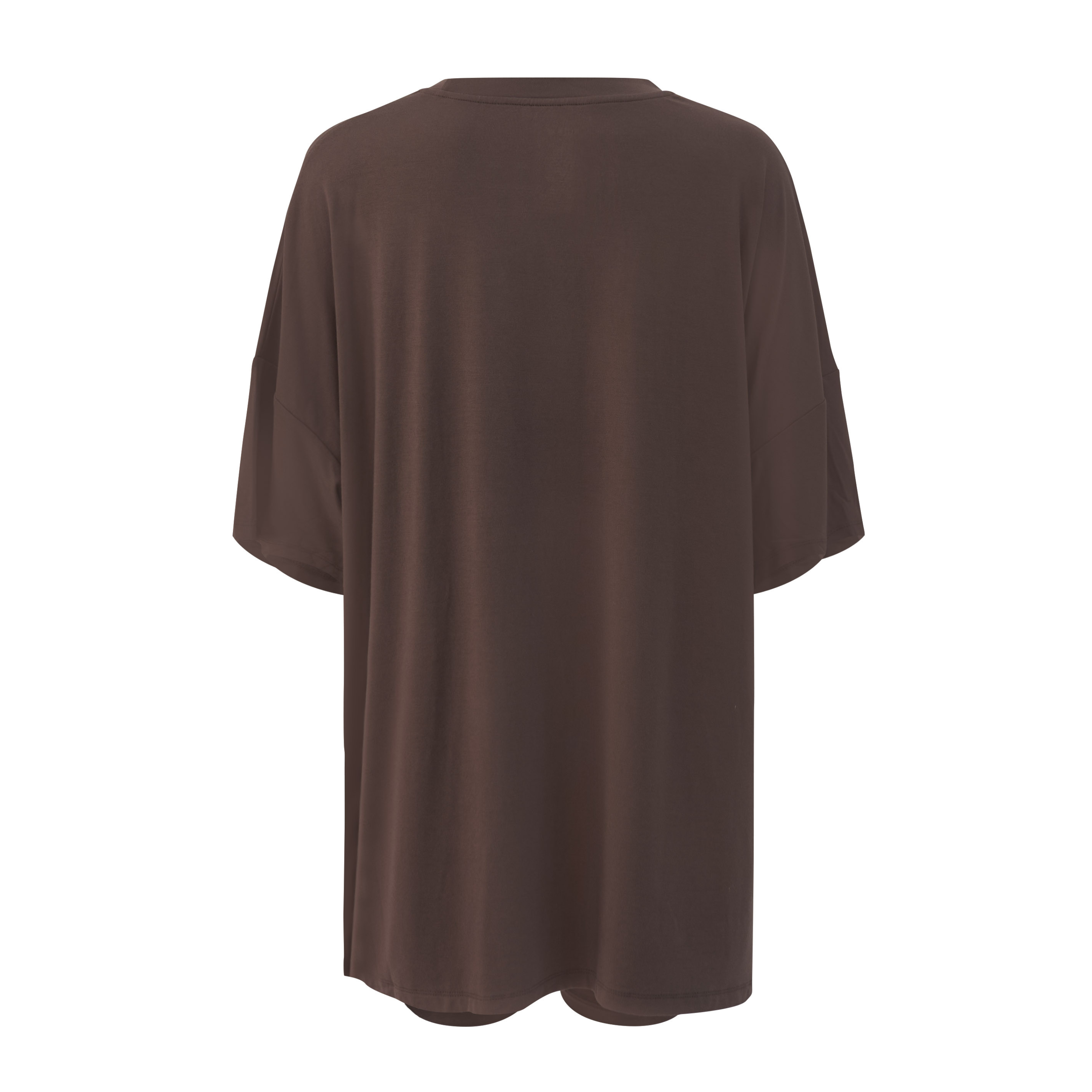 Back view of Women’s Biker Short Set in Espresso