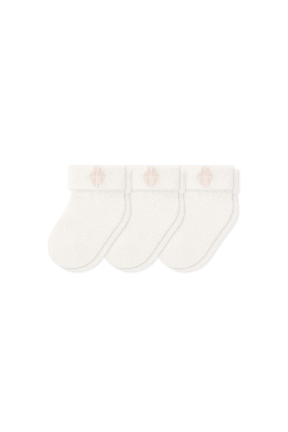 Baby 3-Pack Socks in Cloud