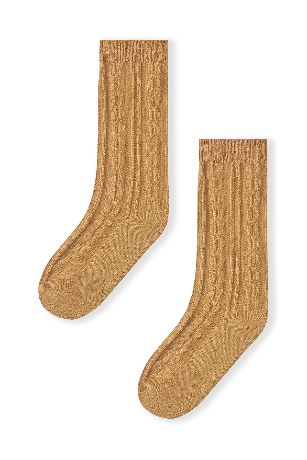 Knee High Socks in Ochre