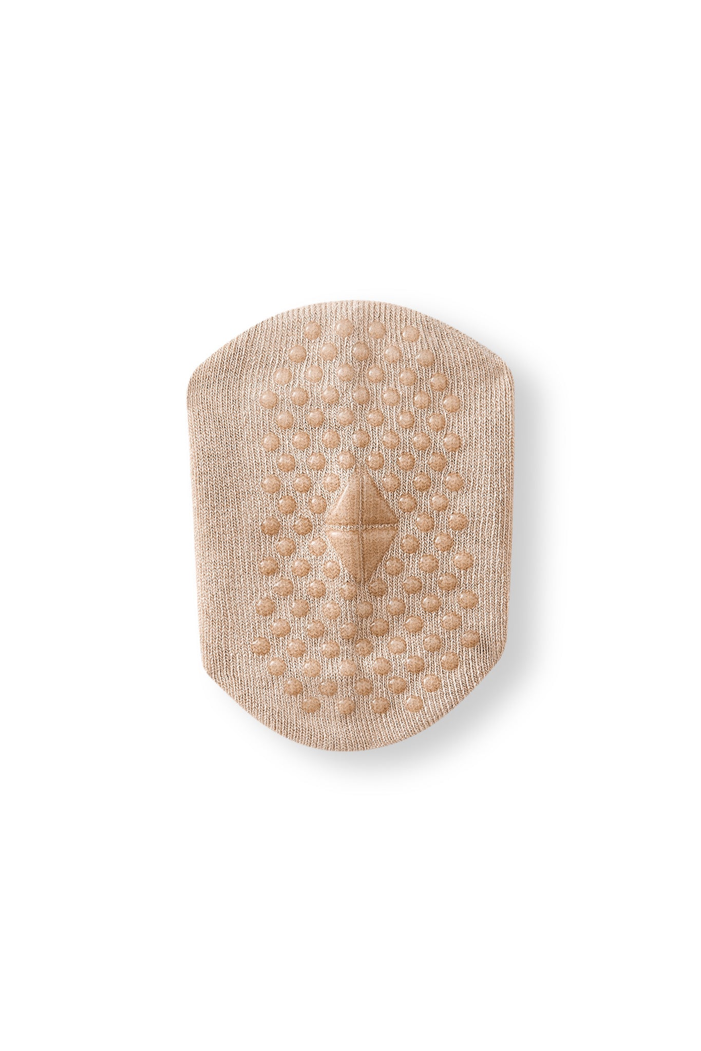 Ankle Socks in bisque with grips shown on a white background