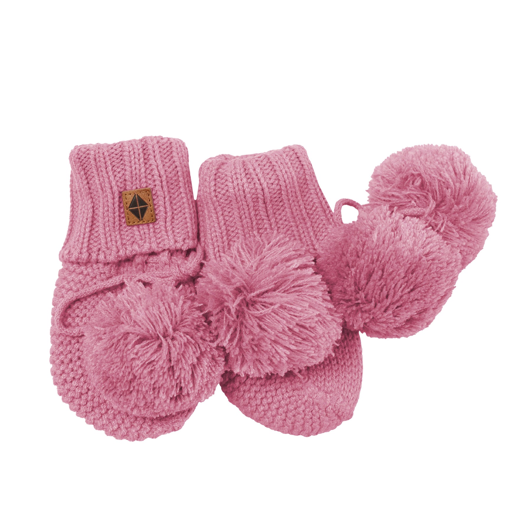 Product photo of the Knit Booties in Apple Blossom