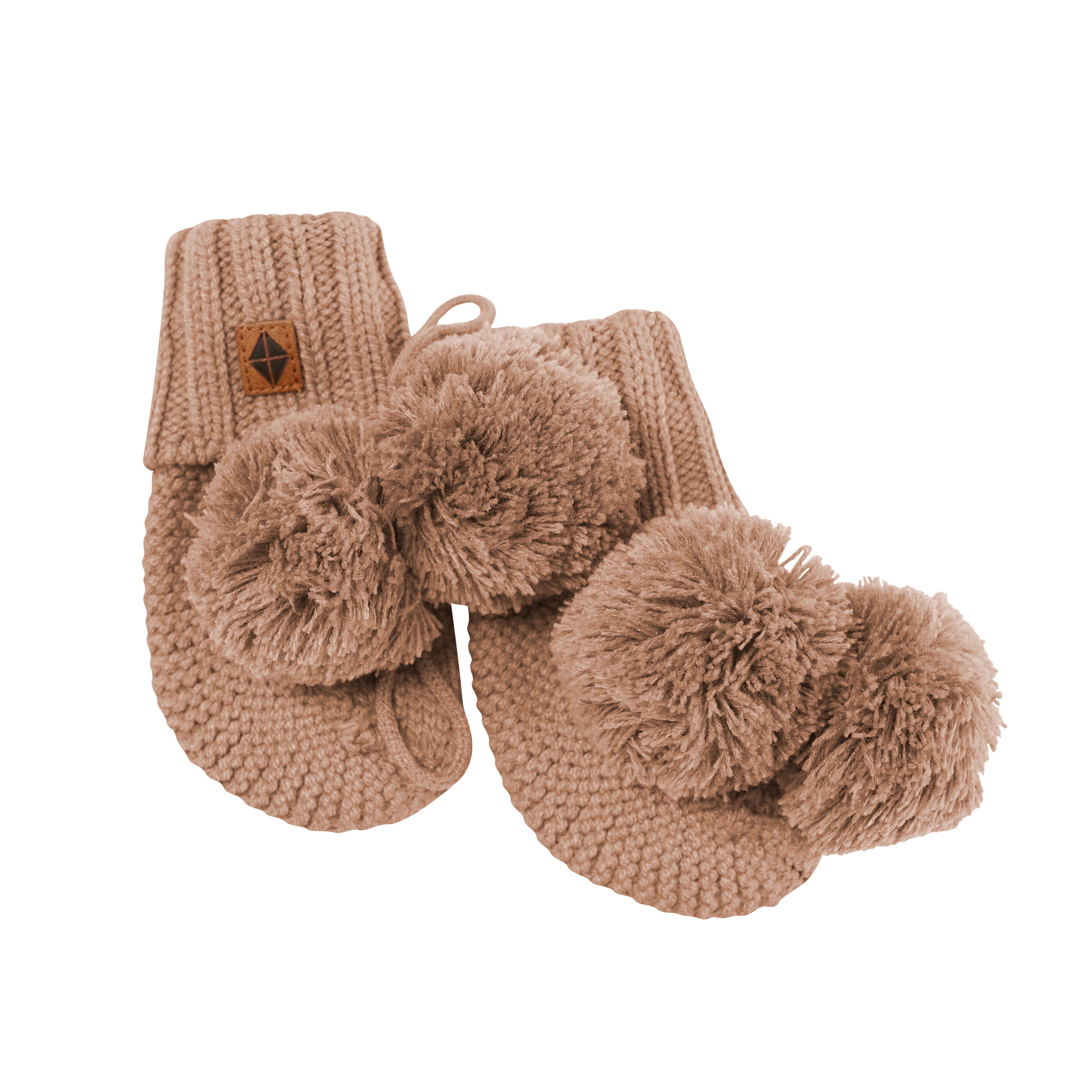 Product photo of the Knit Booties in Latte