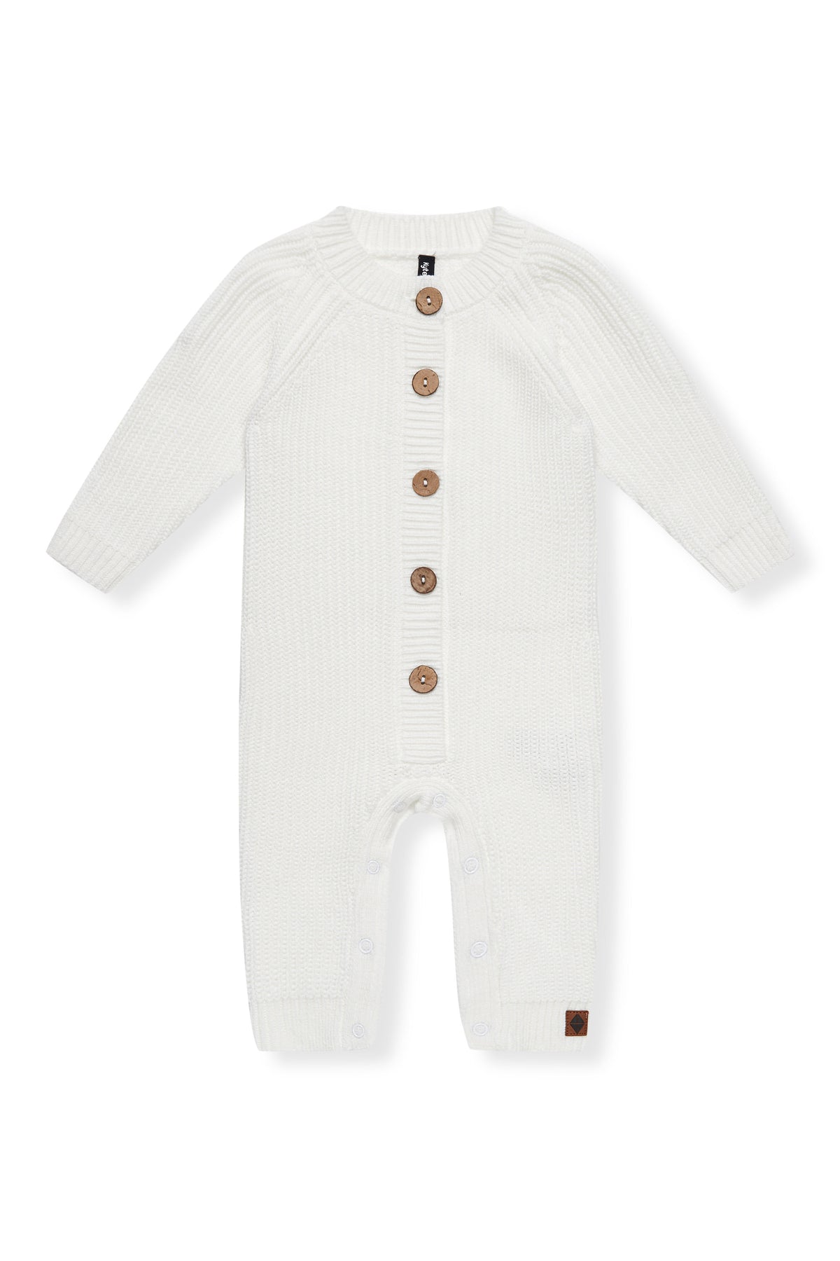 Chunky Knit Jumpsuit in Cloud