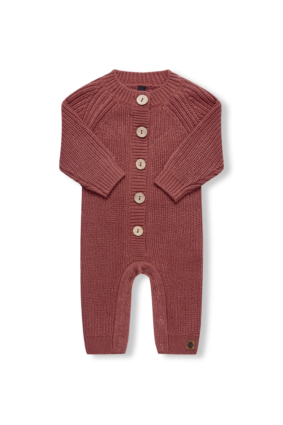 Chunky Knit Jumpsuit in Ember