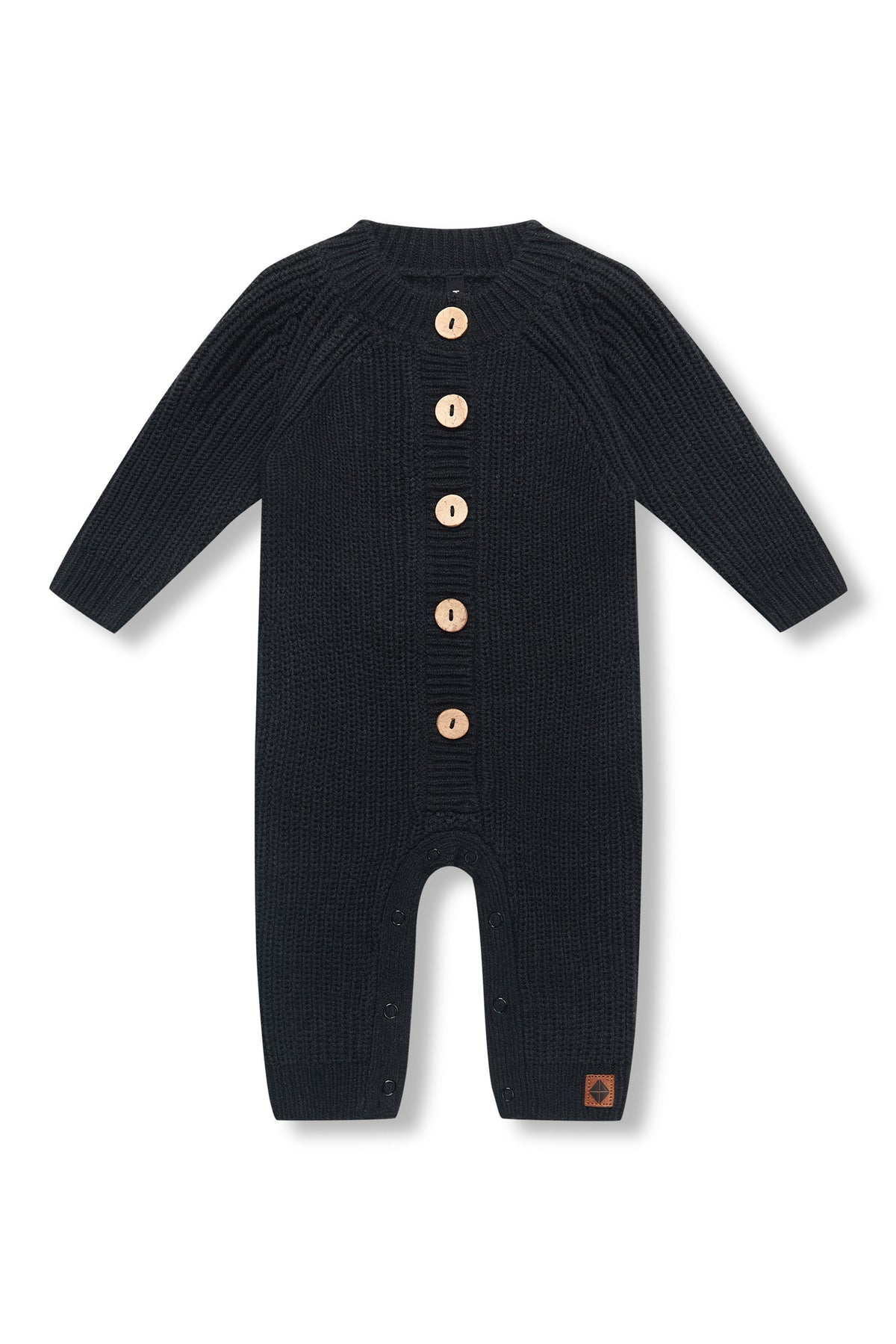 Chunky Knit Jumpsuit in Midnight
