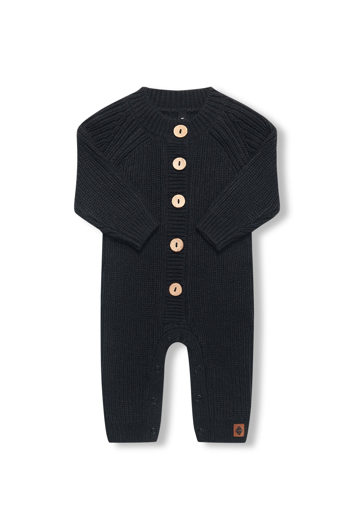 Chunky Knit Jumpsuit in Midnight