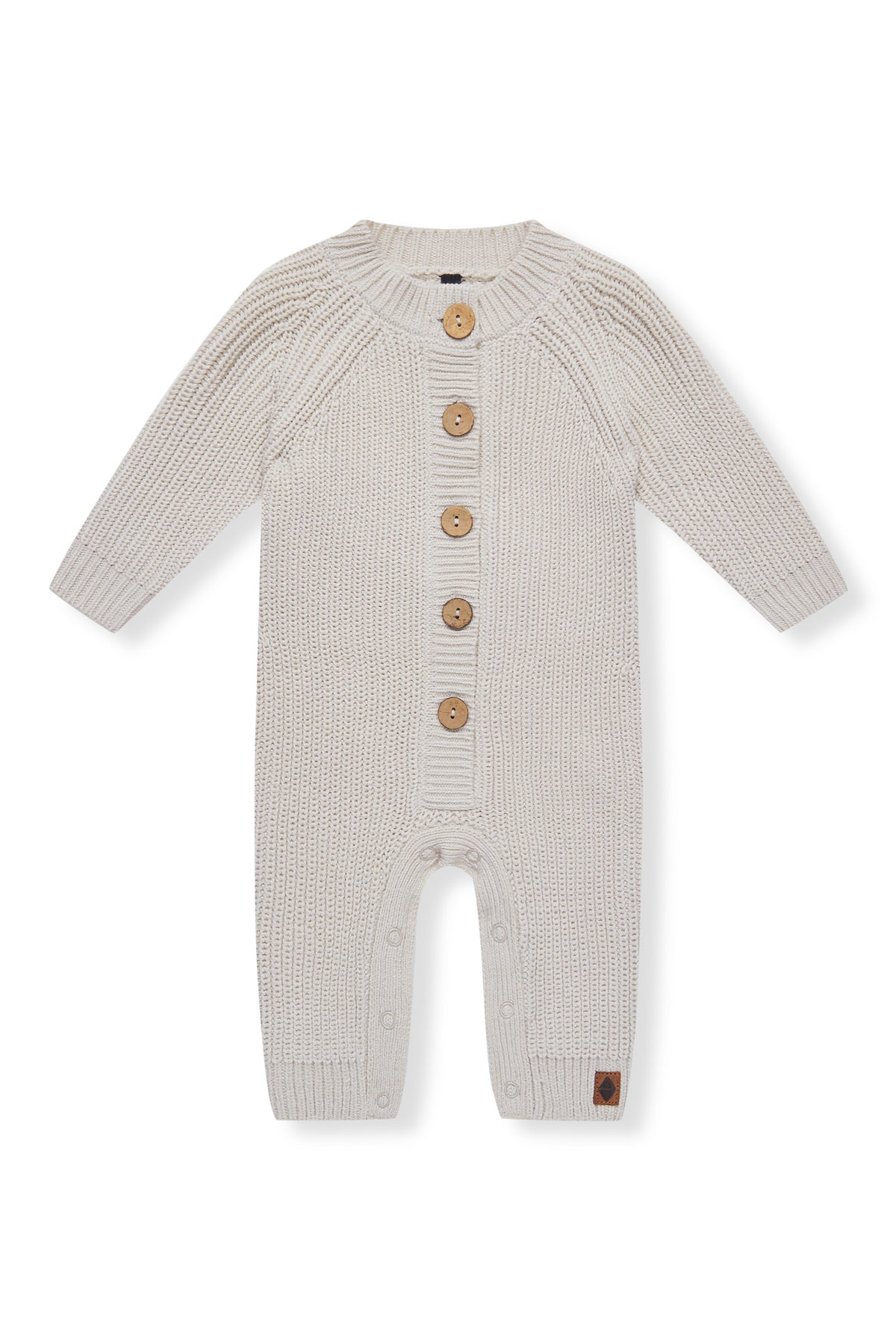 Chunky Knit Jumpsuit in Oat