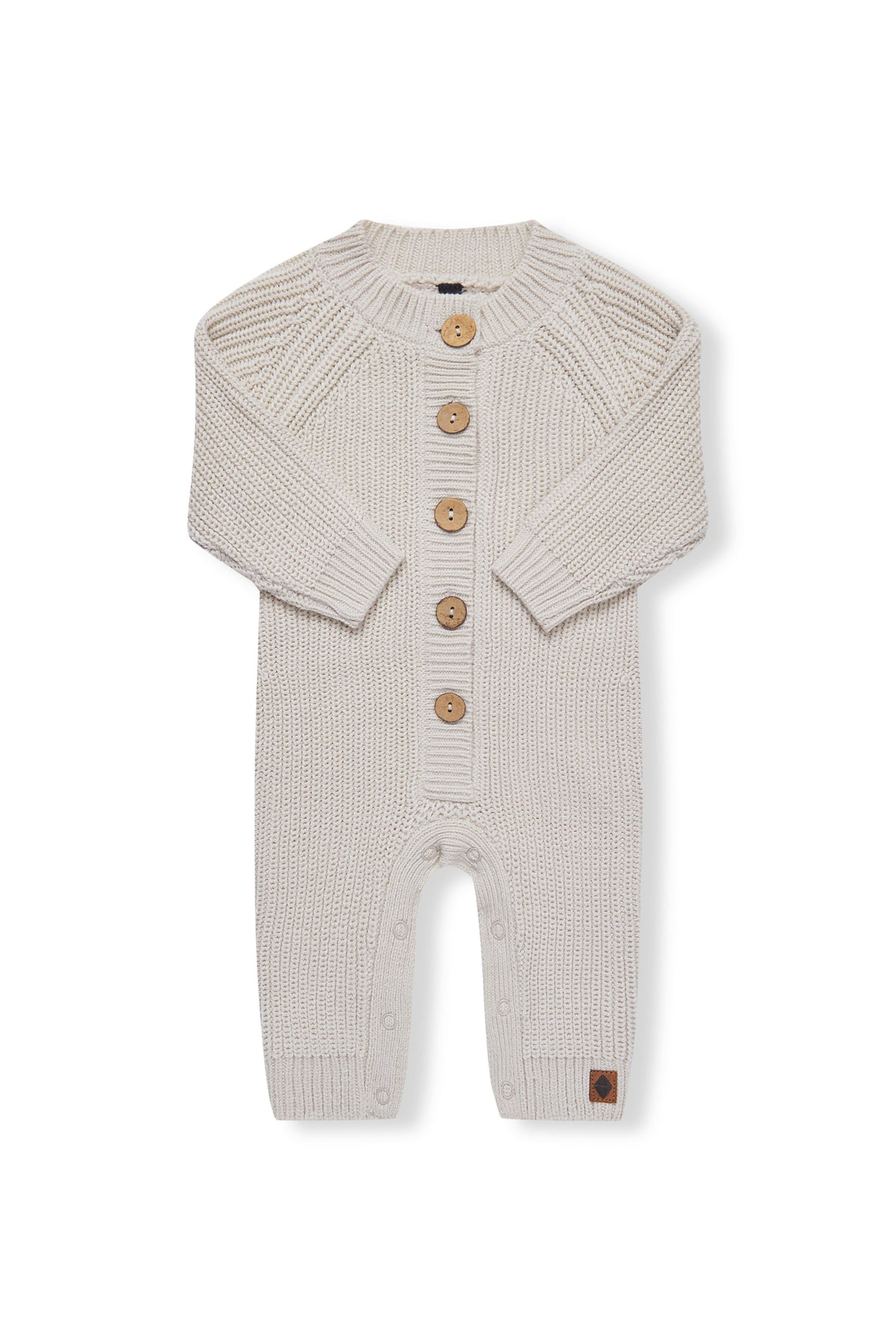 Chunky Knit Jumpsuit in Oat