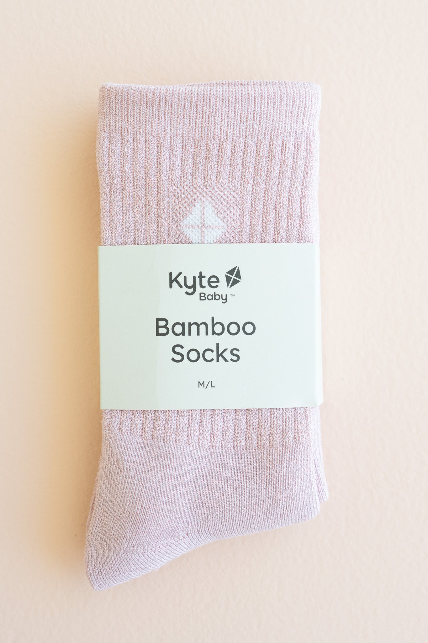 Adult Crew Socks in Blush