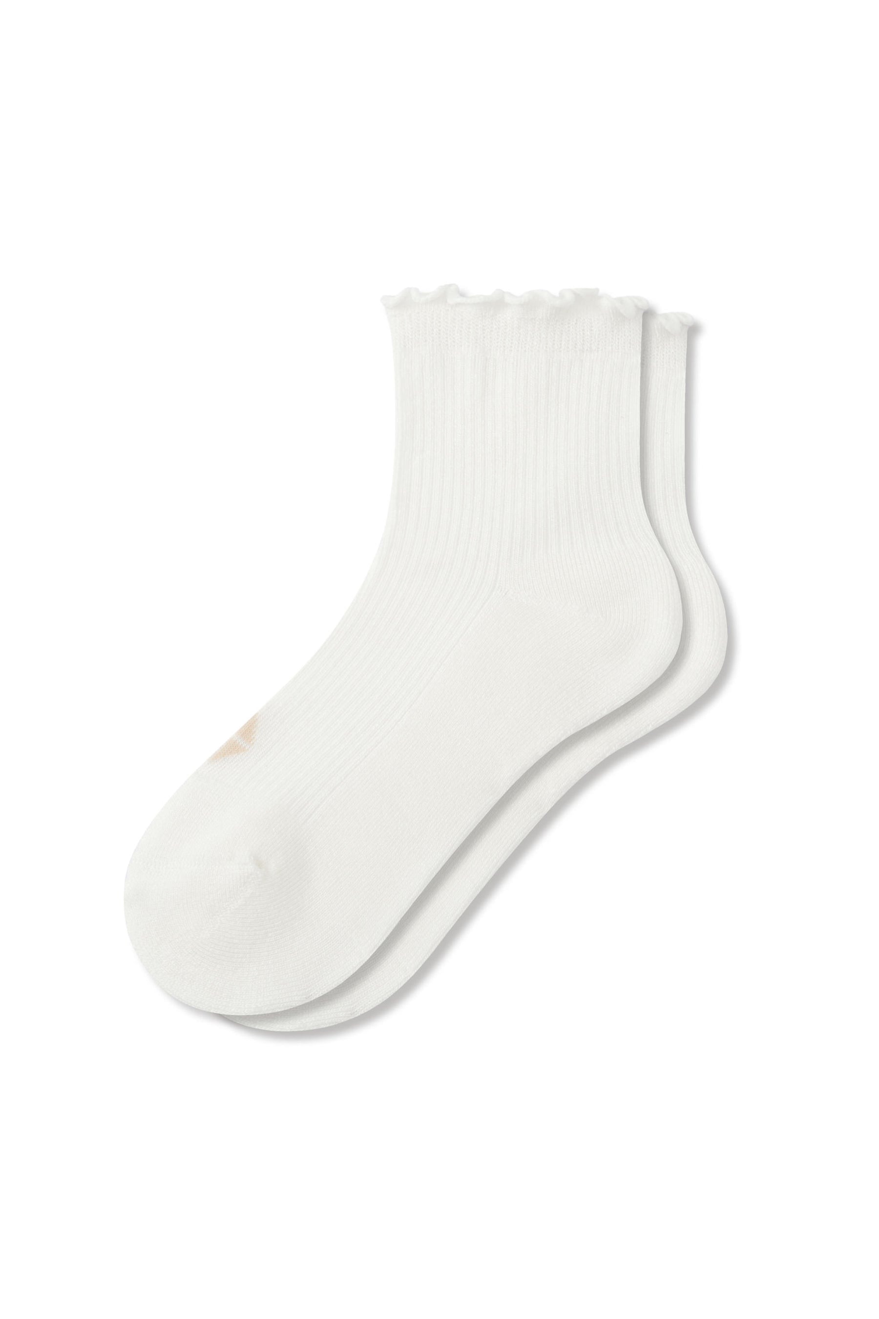 Women's Ruffle Socks in Cloud